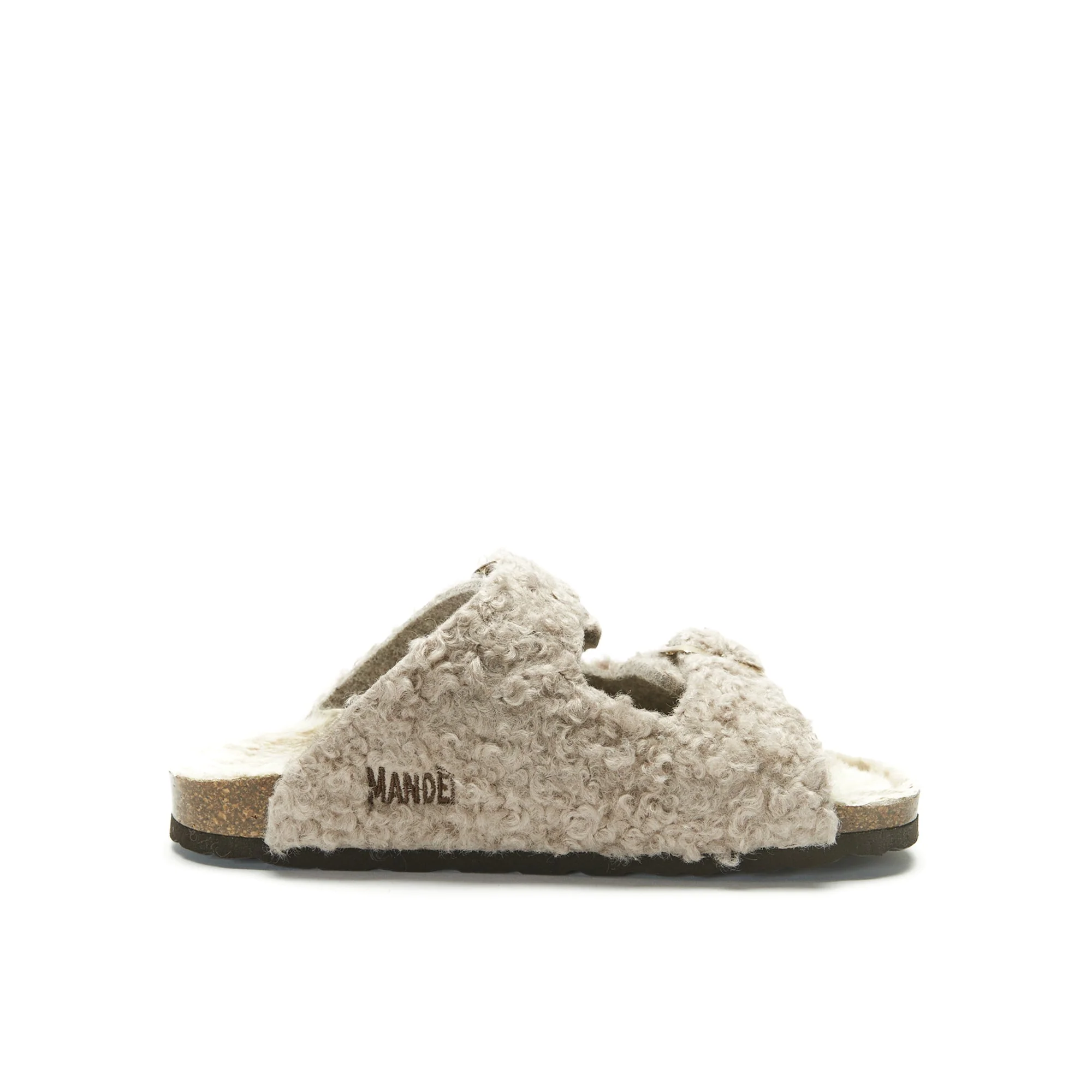 Sandales Alberto Teddy Taupe - Femme - Image 4