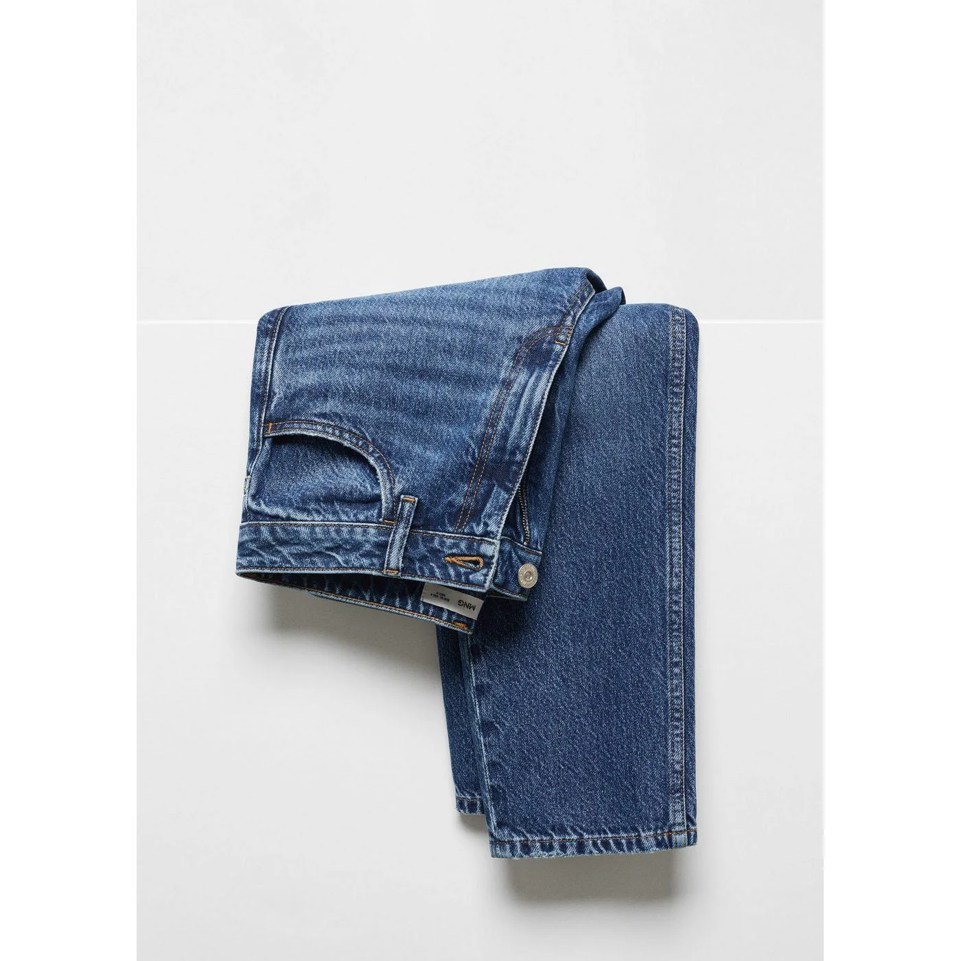 Jean Mom Taille Haute - Dark Blue - Image 8