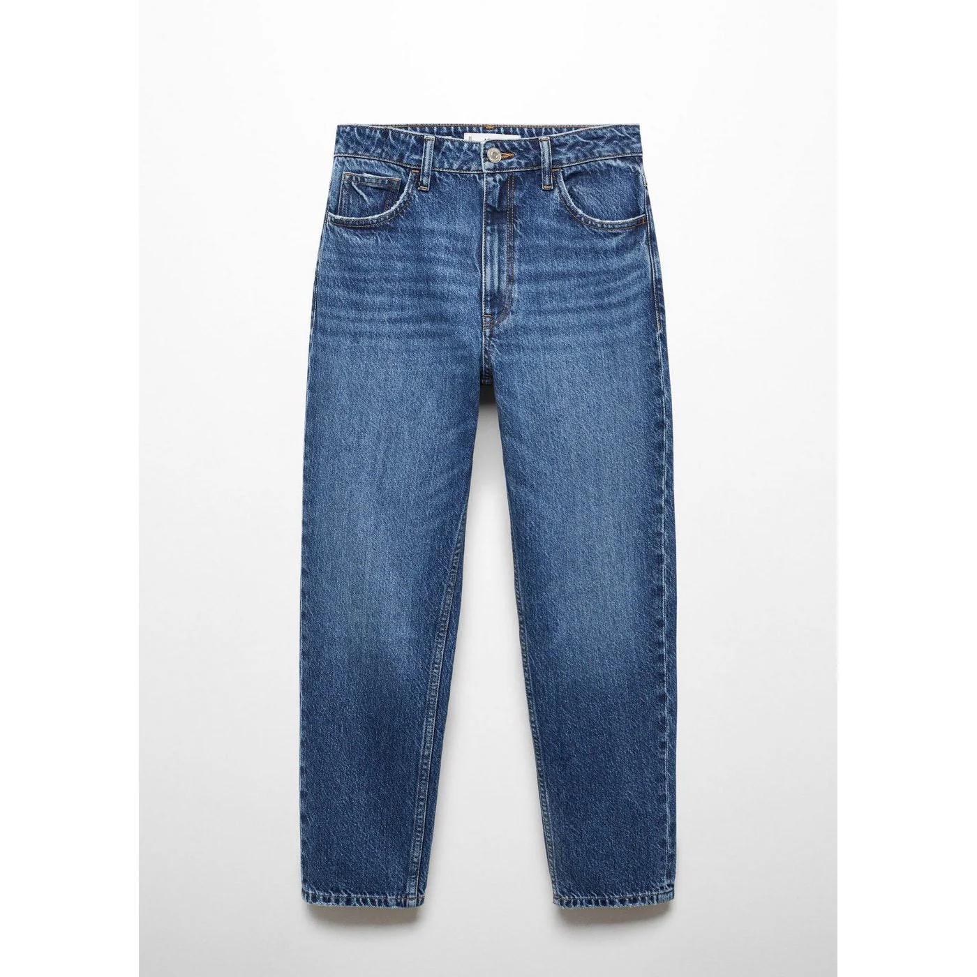 Jean Mom Taille Haute - Dark Blue - Image 9