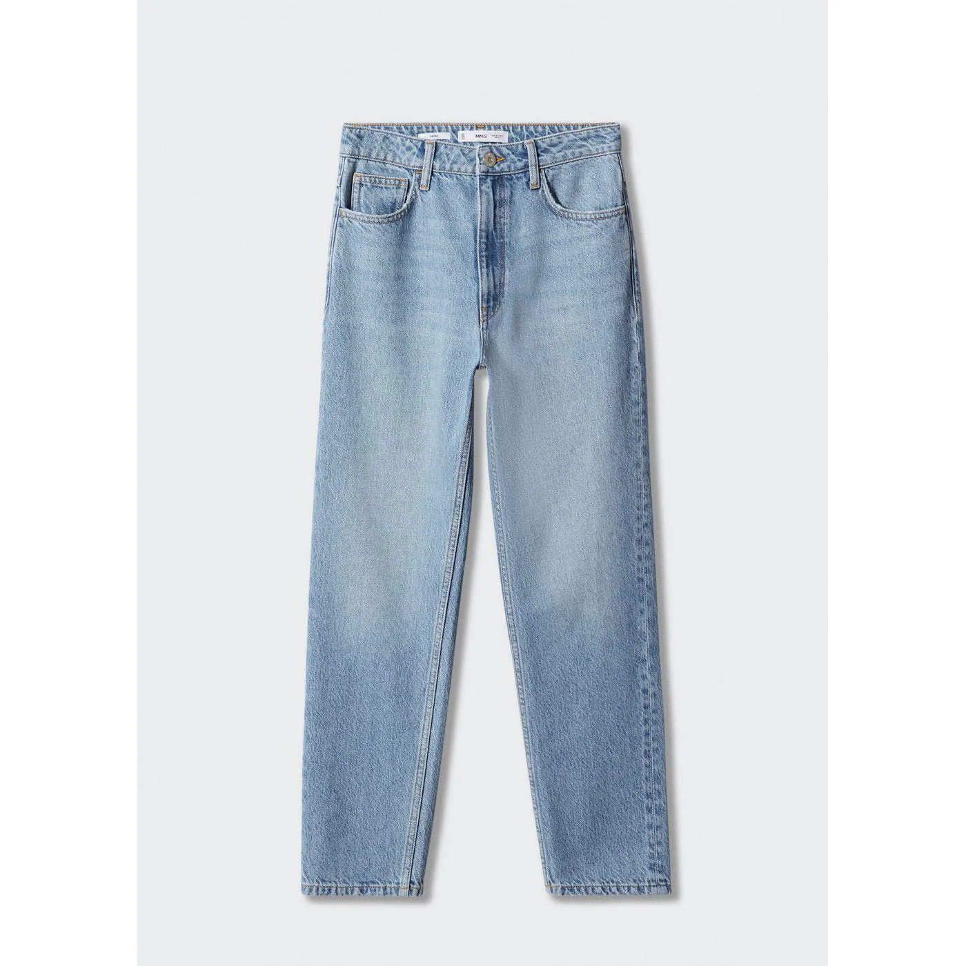 Jean Mom Taille Haute - Medium Blue - Image 10