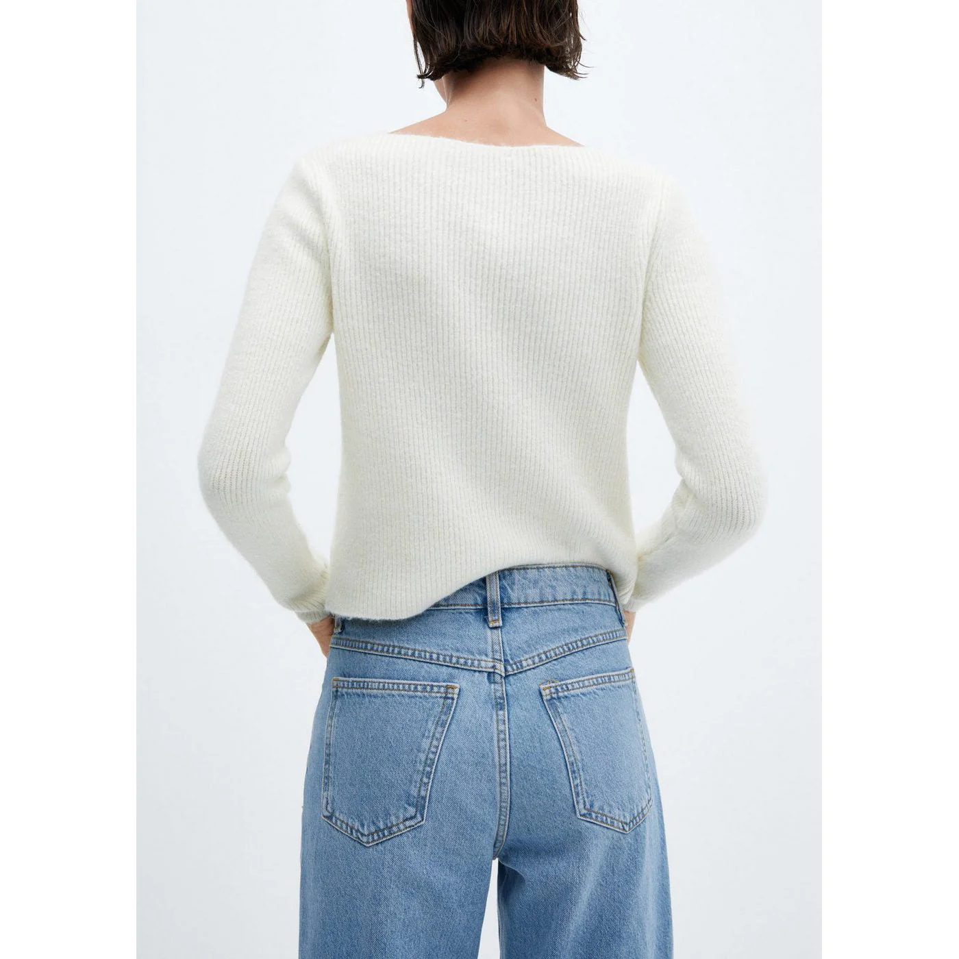 Jean Mom Taille Haute - Medium Blue - Image 8
