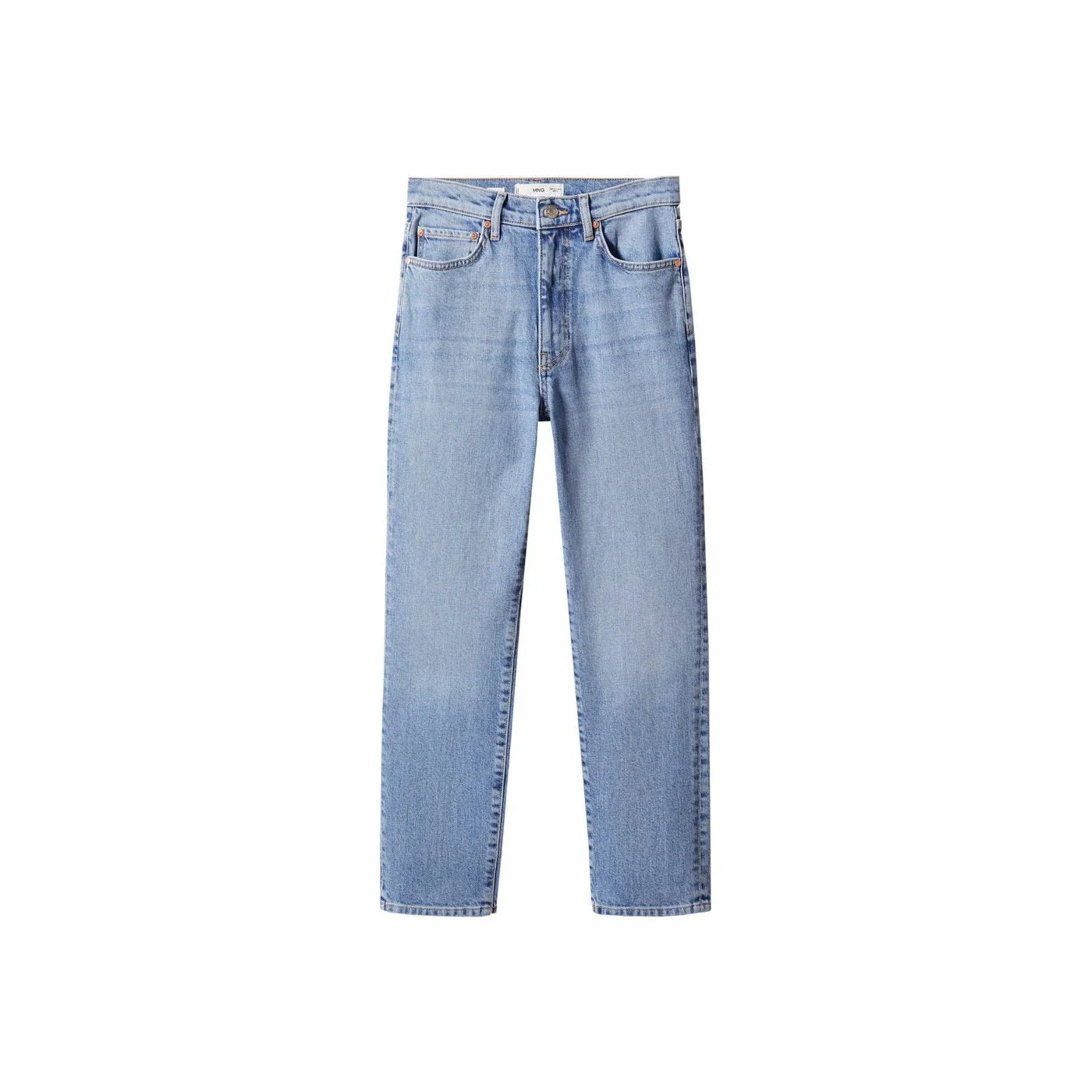 Jean Slim Crop - Medium Blue - Image 11