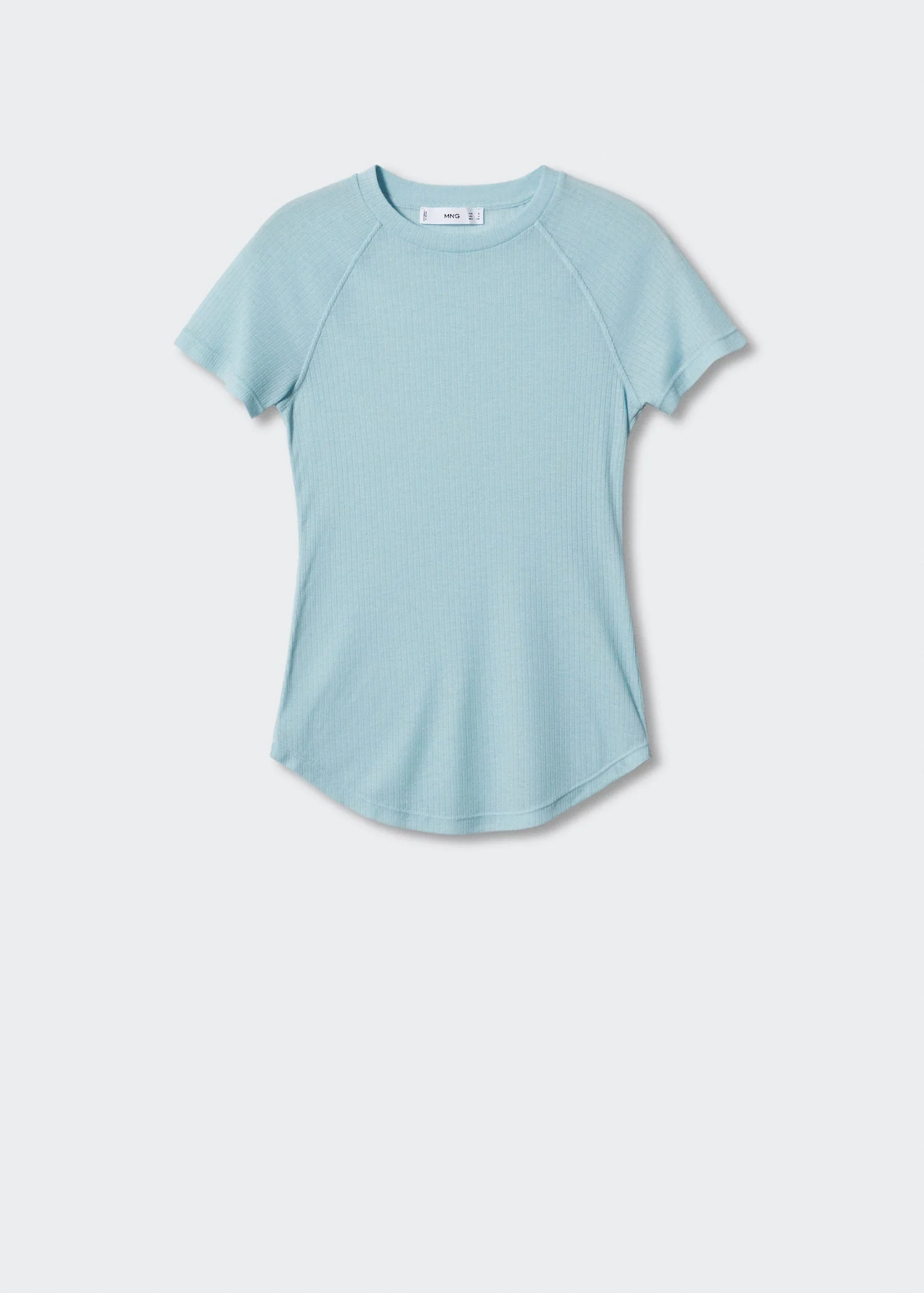 T-Shirt Détail Couture - Sky Blue - Image 6