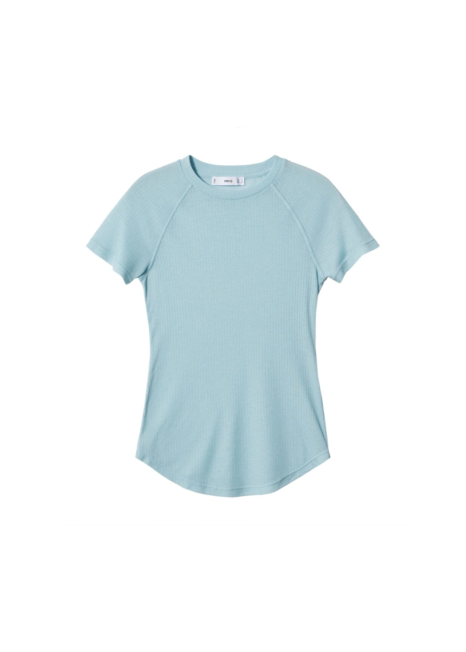 T-Shirt Détail Couture - Sky Blue - Image 7