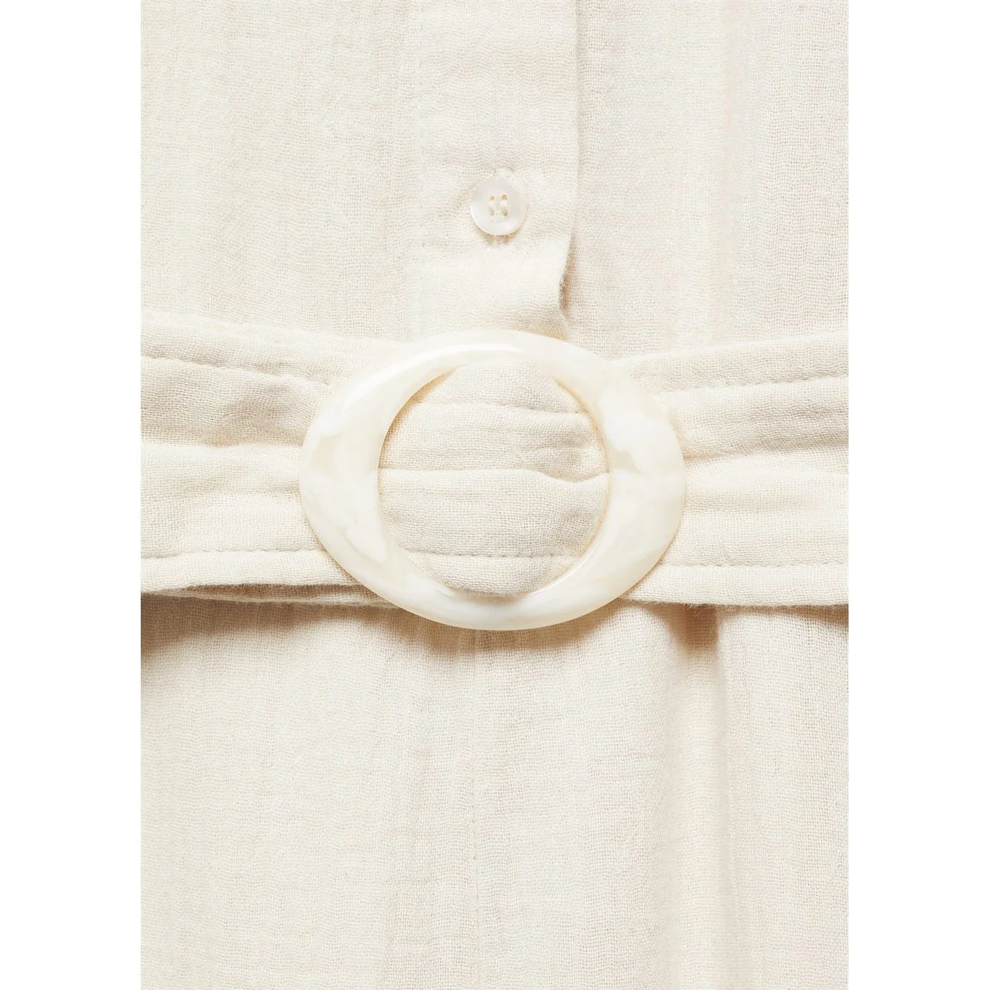 Combinaison Avec Ceinture - Ecru - Image 5