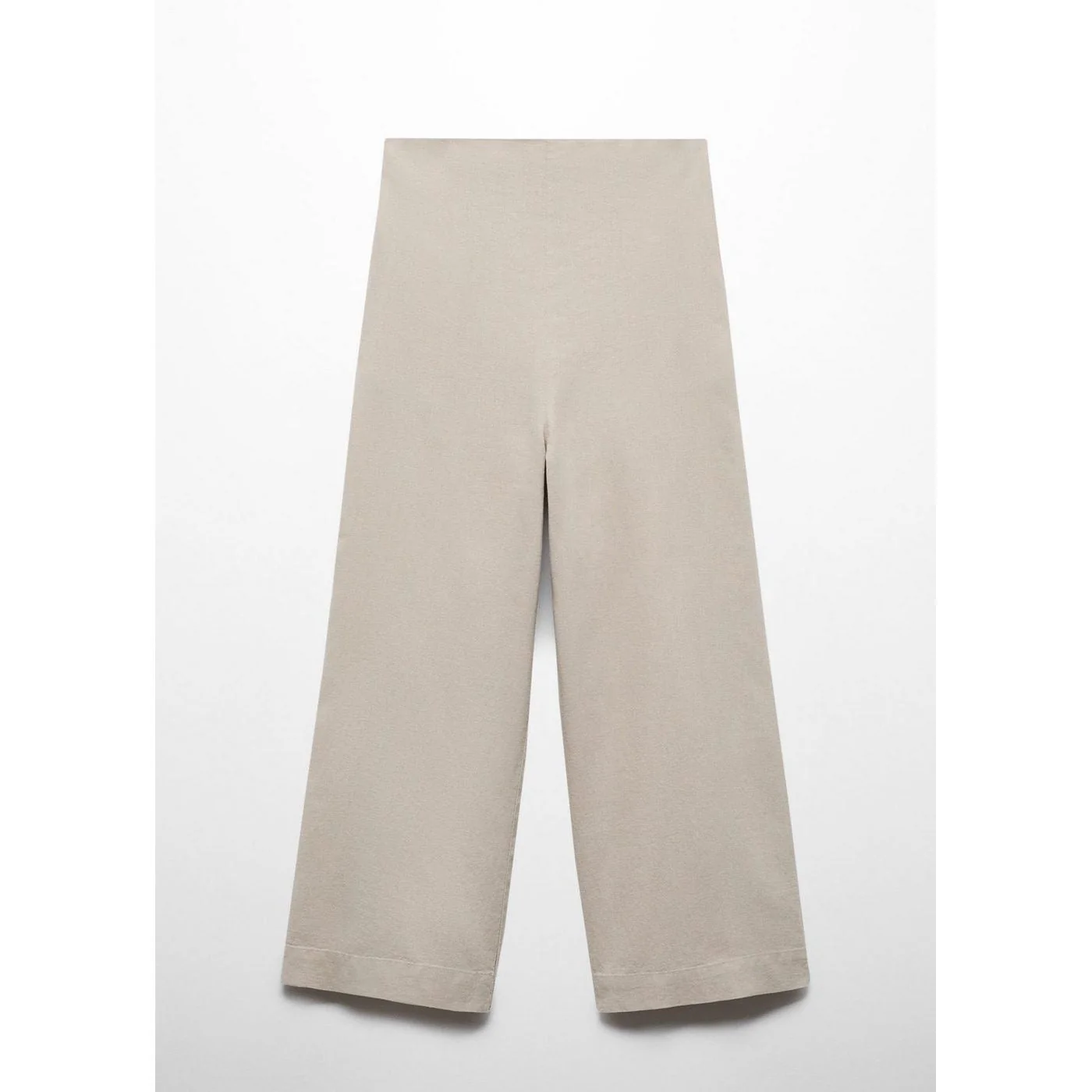 Pantalon Wideleg Lin - Beige - Image 7