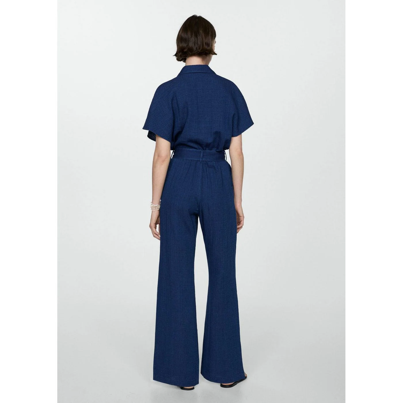 Combinaison Chemise En Jean - Night Blue - Image 3