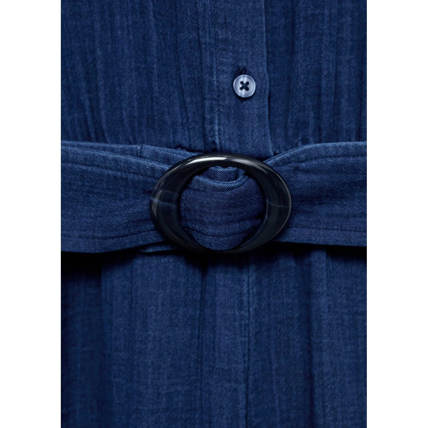 Combinaison Chemise En Jean - Night Blue - Image 9