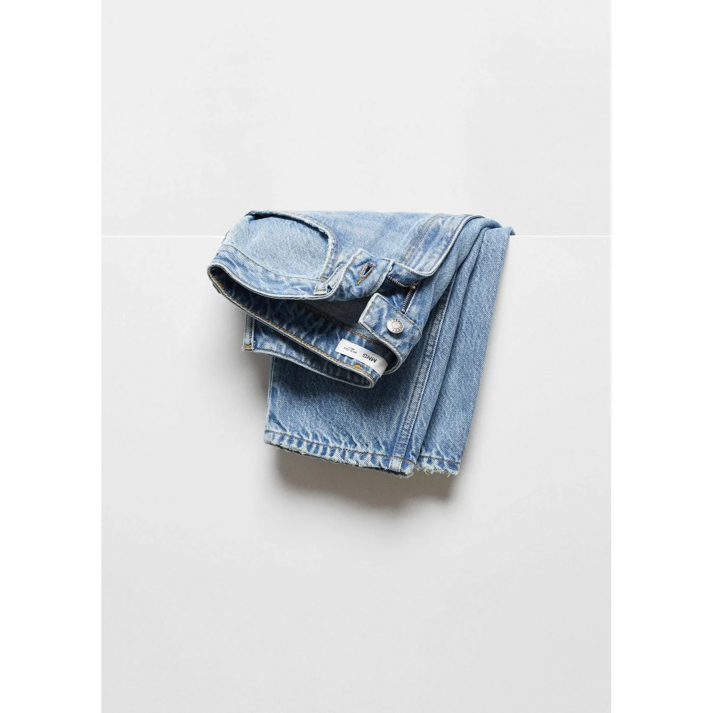 Jean Mom2000 Mom Taille Haute - Medium Blue - Image 10