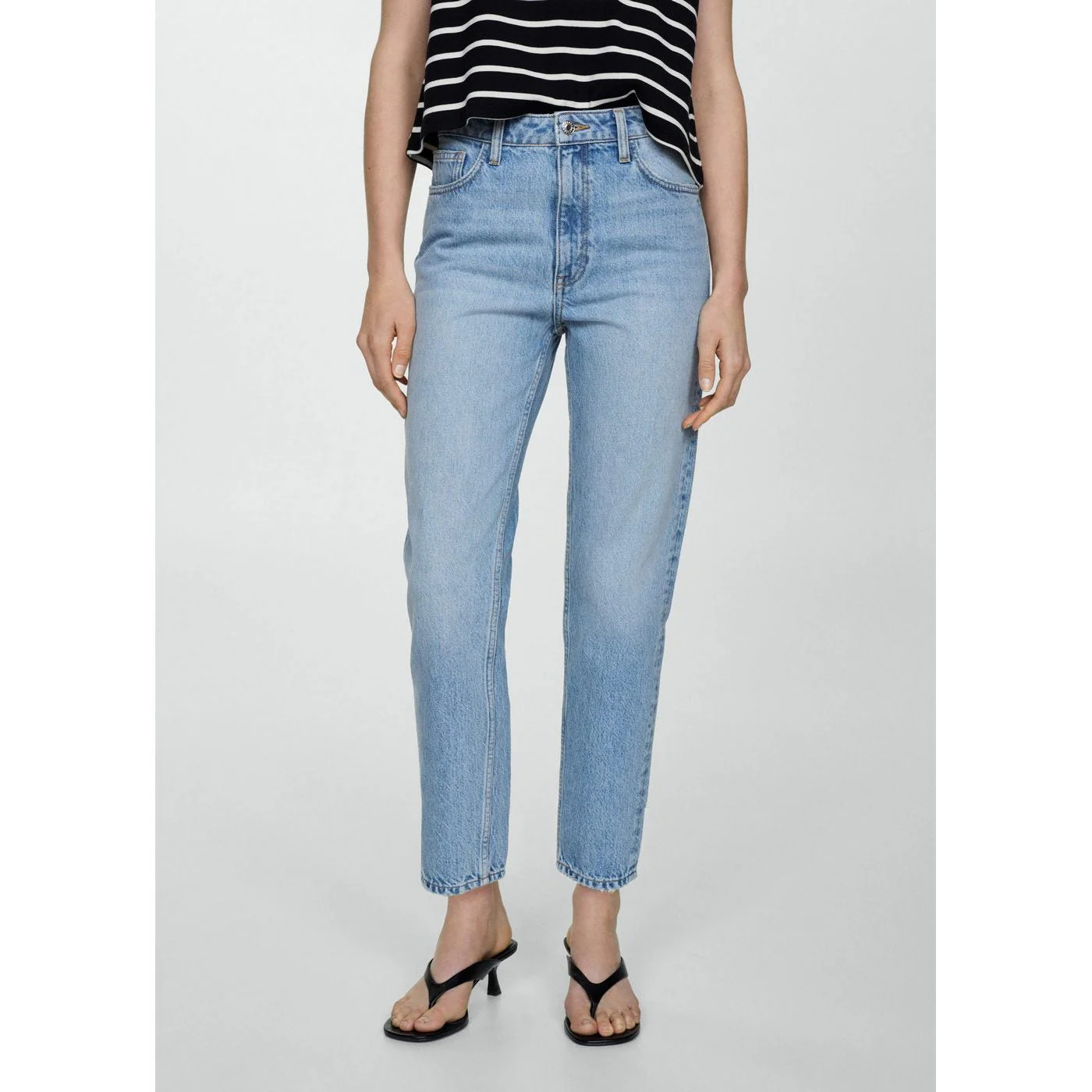 Jean Mom2000 Mom Taille Haute - Medium Blue - Image 2