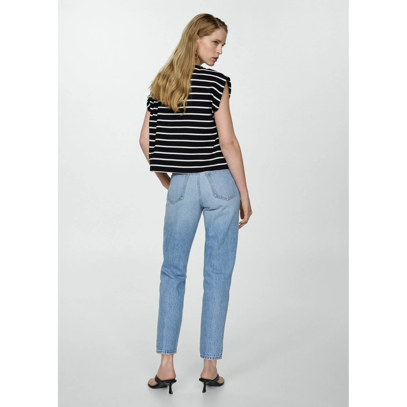 Jean Mom2000 Mom Taille Haute - Medium Blue - Image 3