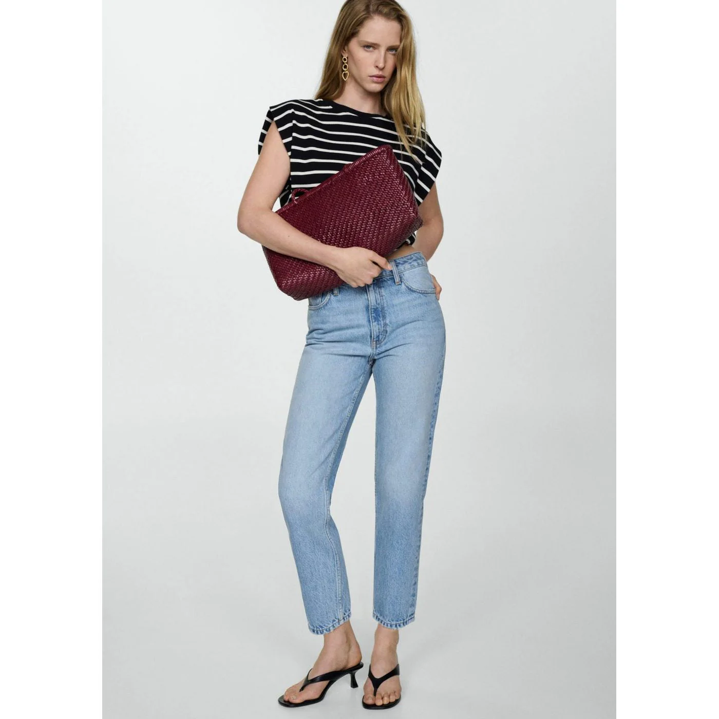 Jean Mom2000 Mom Taille Haute - Medium Blue - Image 5