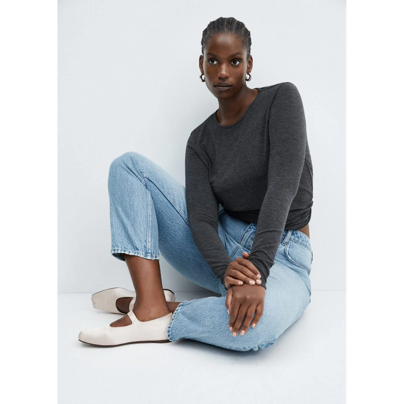 Jean Mom2000 Mom Taille Haute - Medium Blue - Image 7