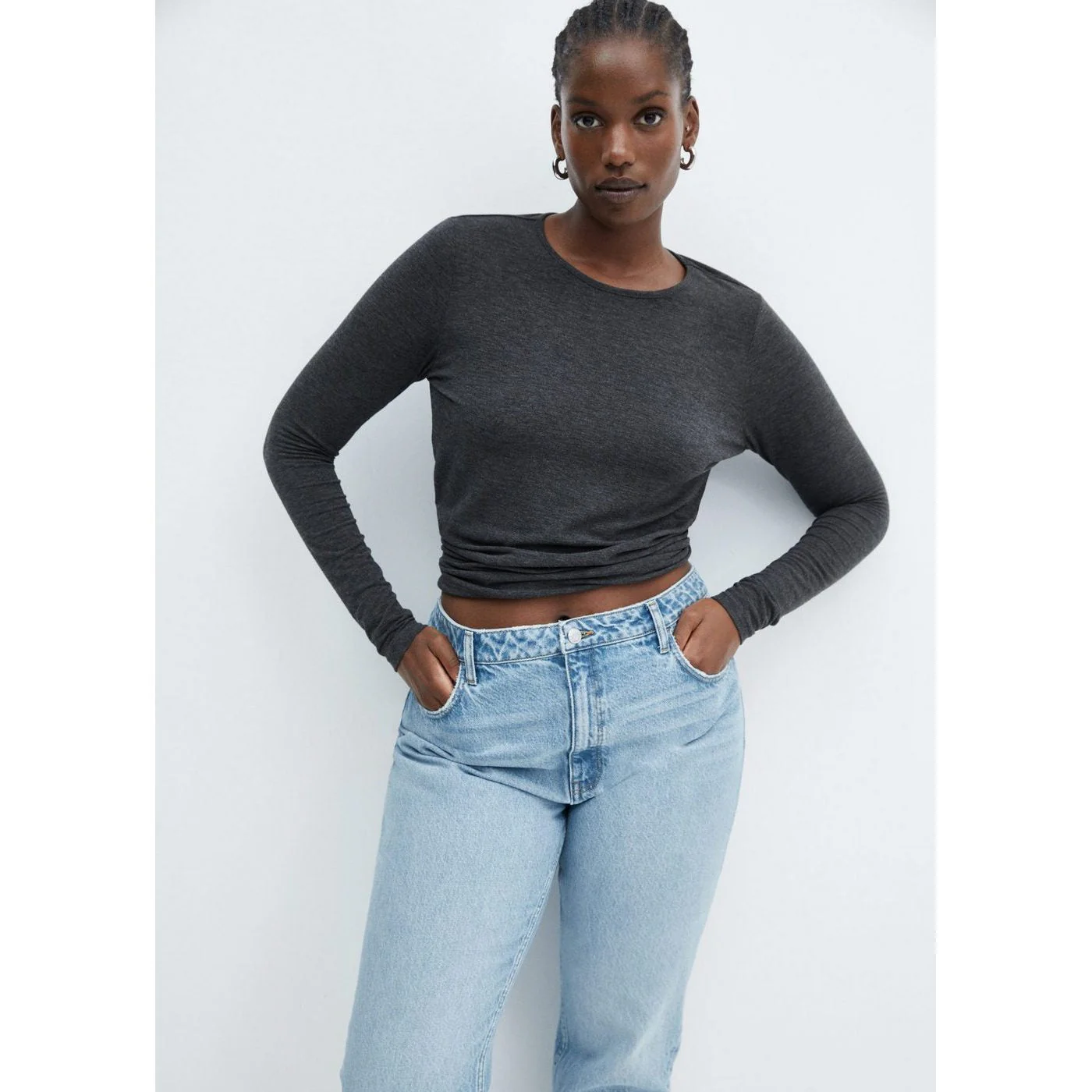 Jean Mom2000 Mom Taille Haute - Medium Blue - Image 8