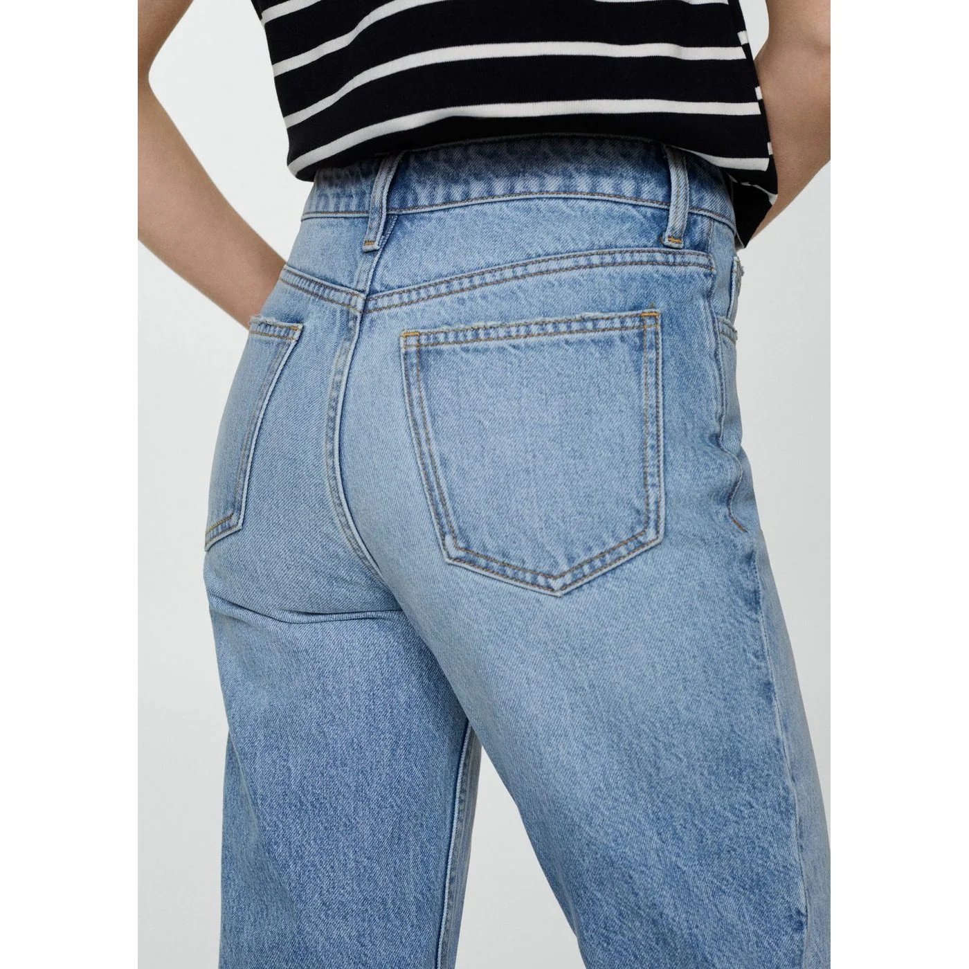 Jean Mom2000 Mom Taille Haute - Medium Blue - Image 9