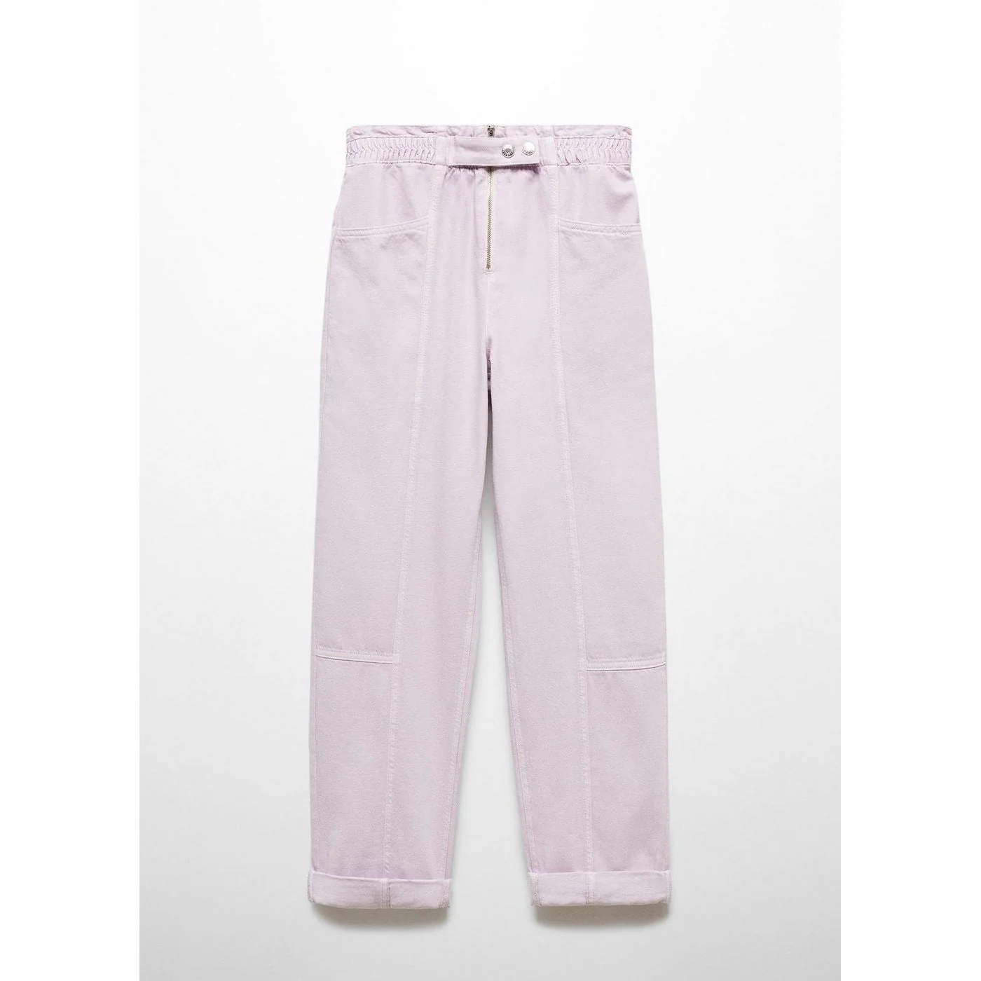 Jean Slouchy Taille élastique - Light/Pastel Purple - Image 8