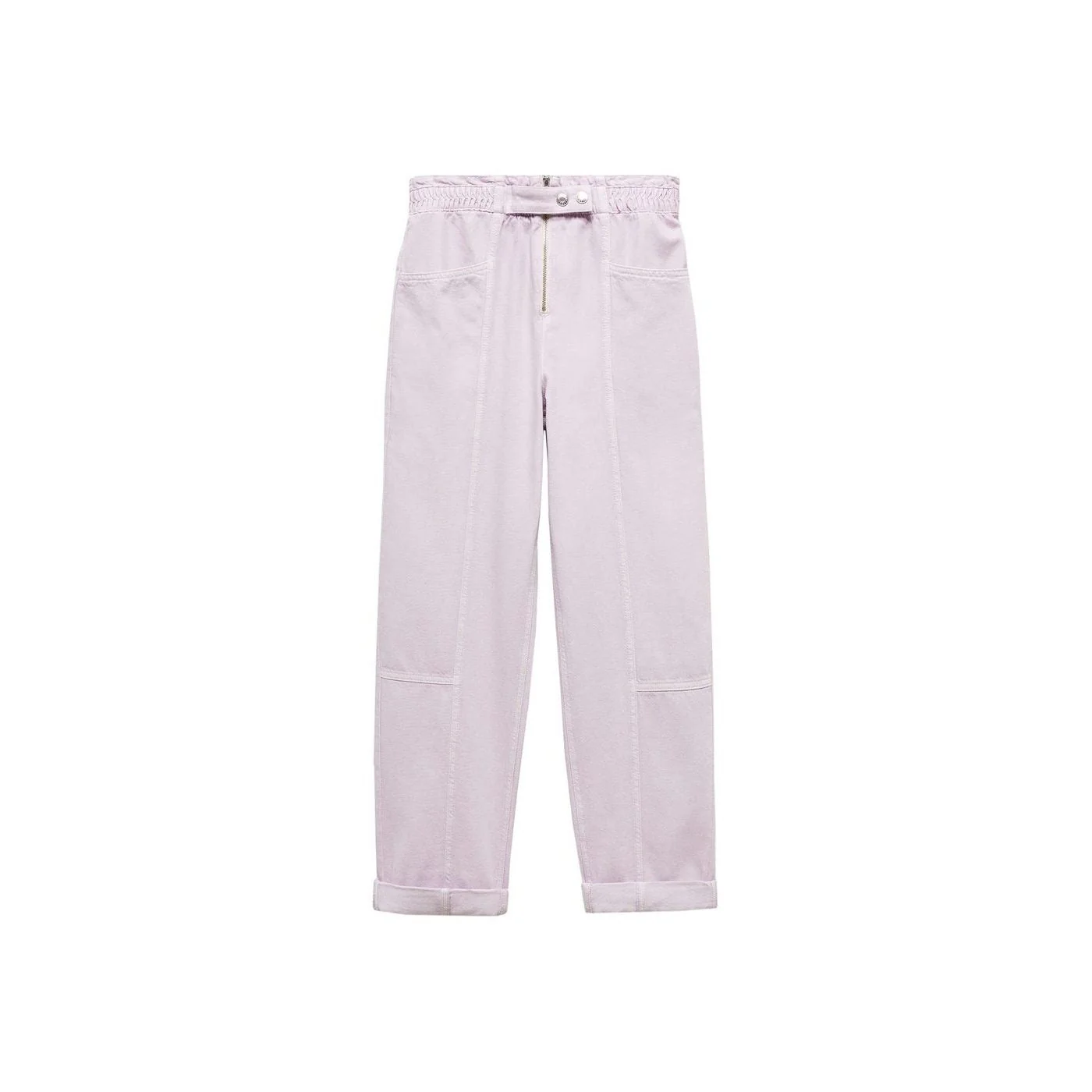 Jean Slouchy Taille élastique - Light/Pastel Purple - Image 9