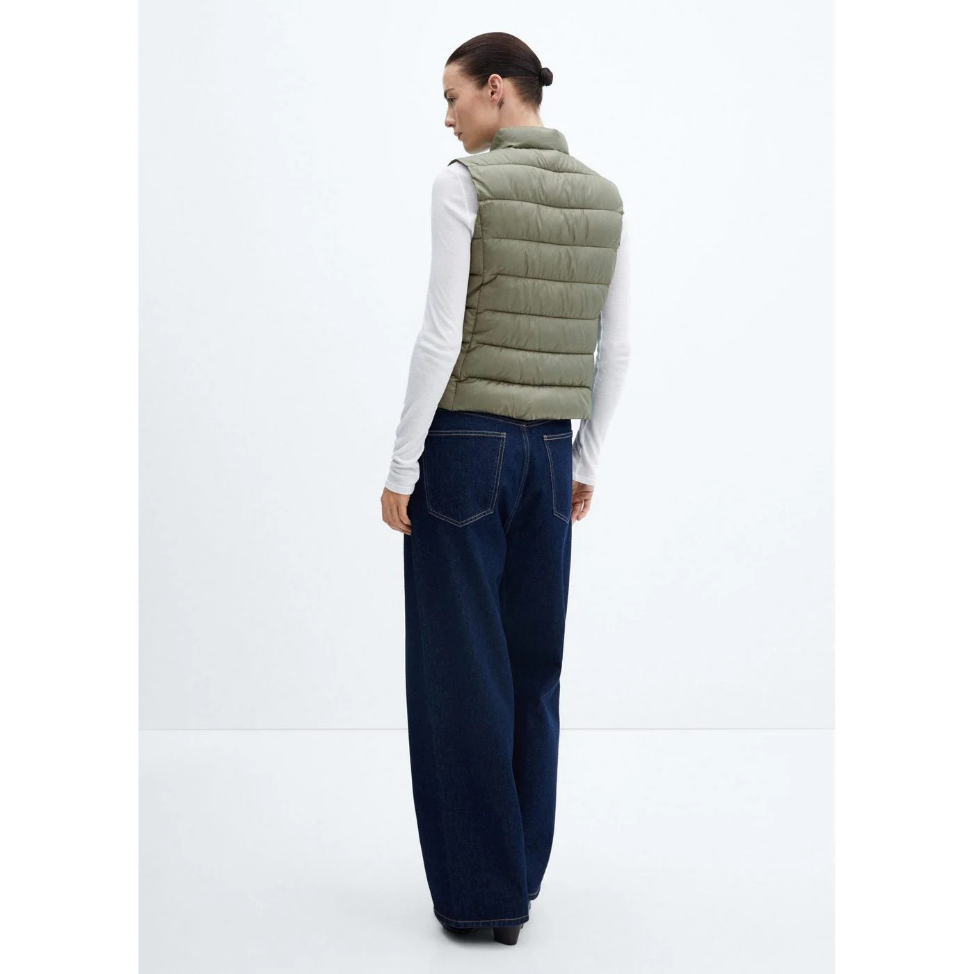 Gilet Matelassé Ultraléger - Green - Image 3