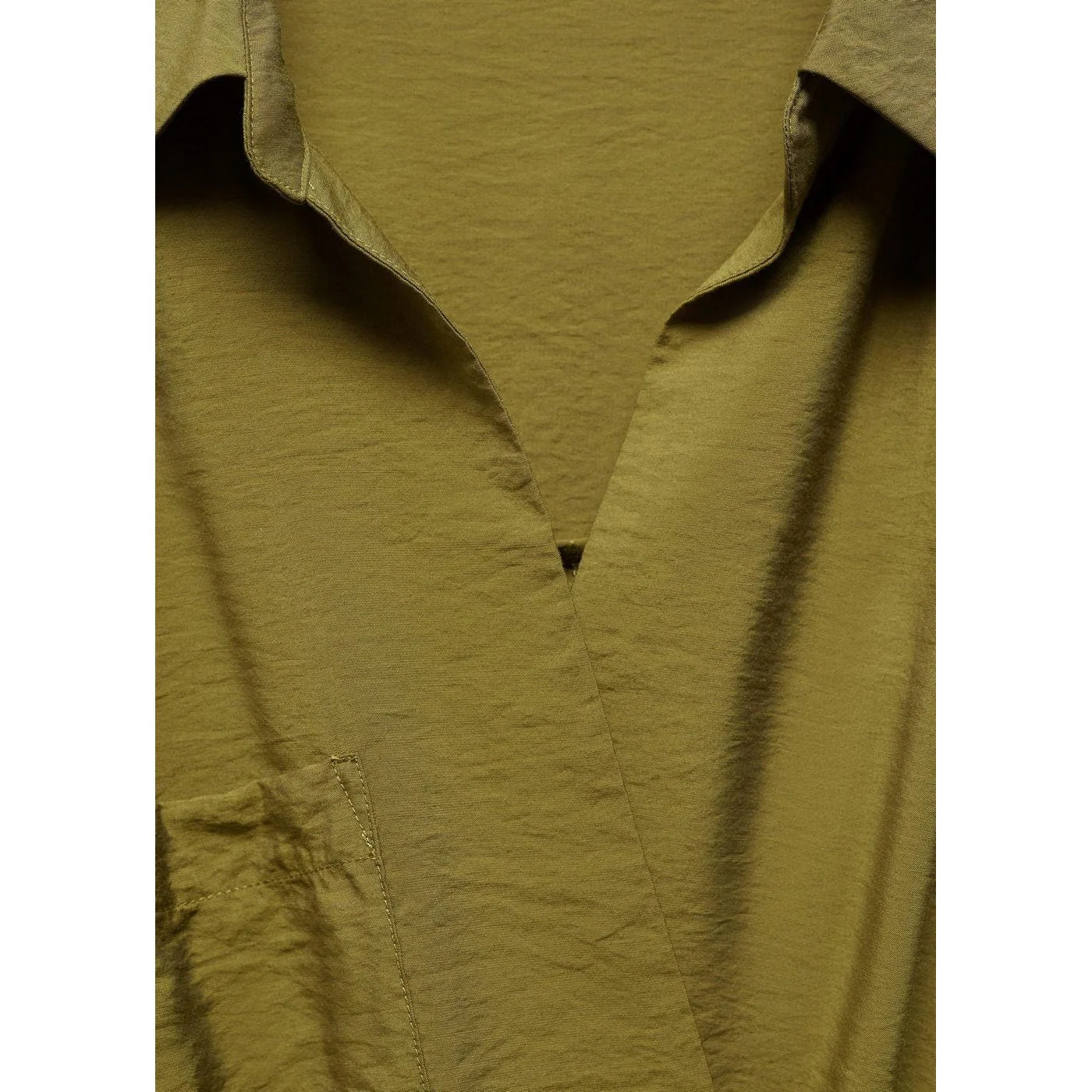 Robe Cache-Coeur Noeud - Khaki - Image 10