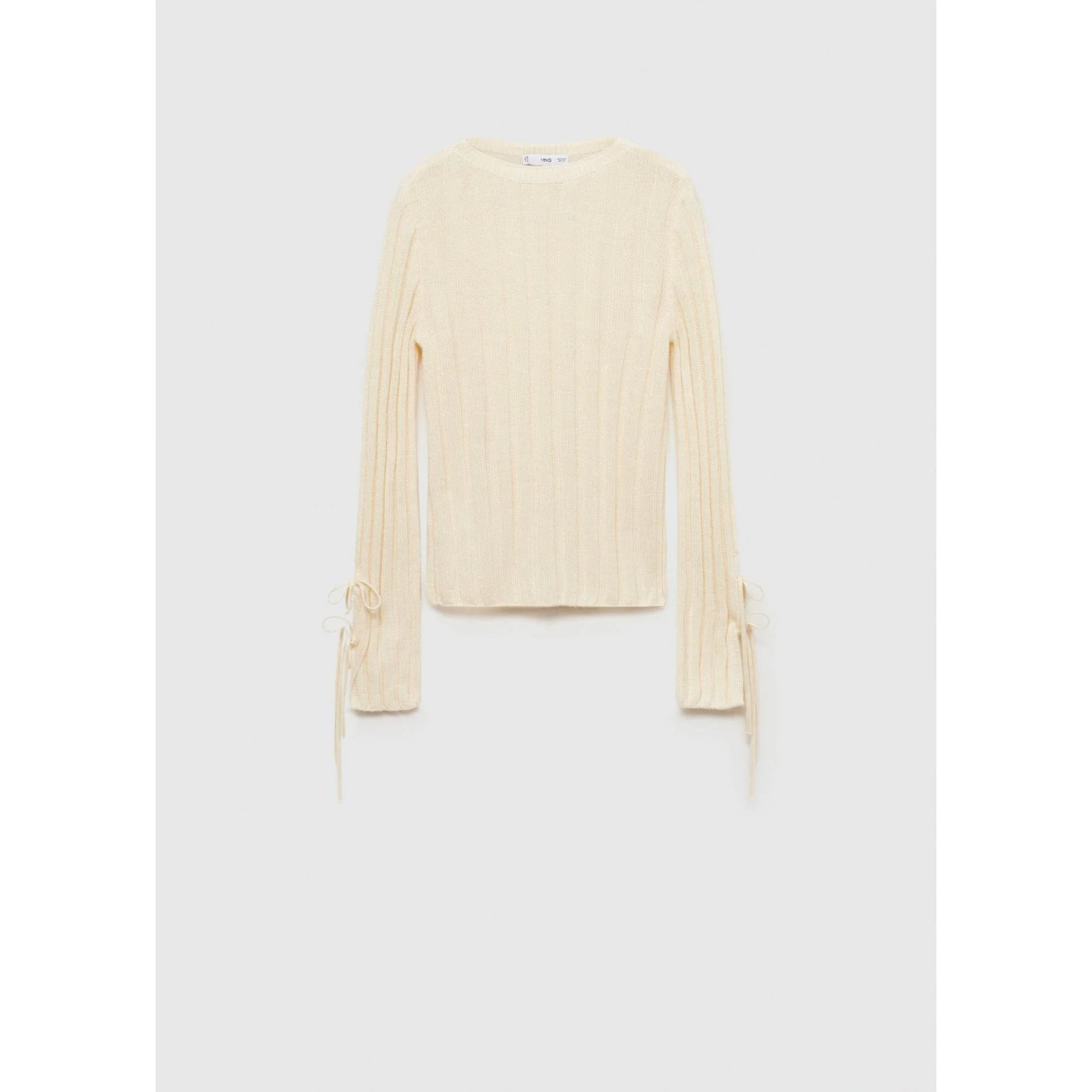 Pull-Over Côtelé - Ecru - Image 2