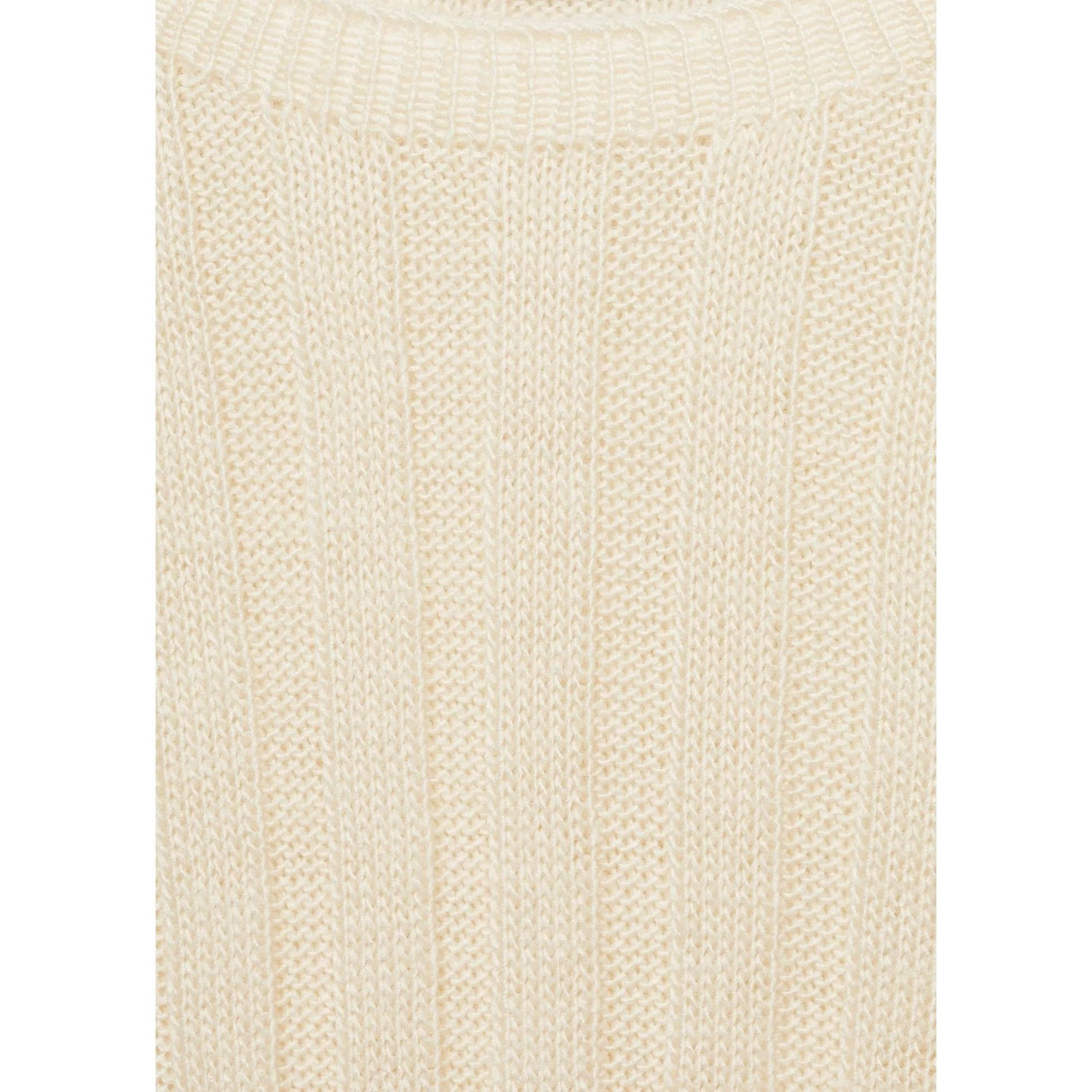 Pull-Over Côtelé - Ecru - Image 5