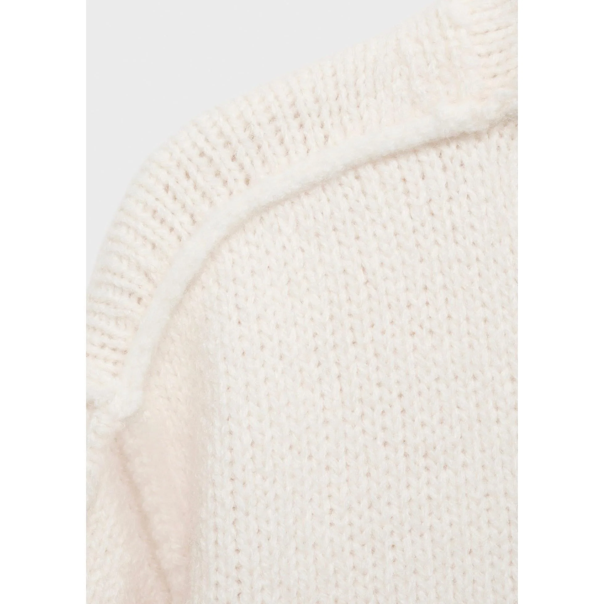 Pull-Over Col Montant Coutures - Ecru - Image 5