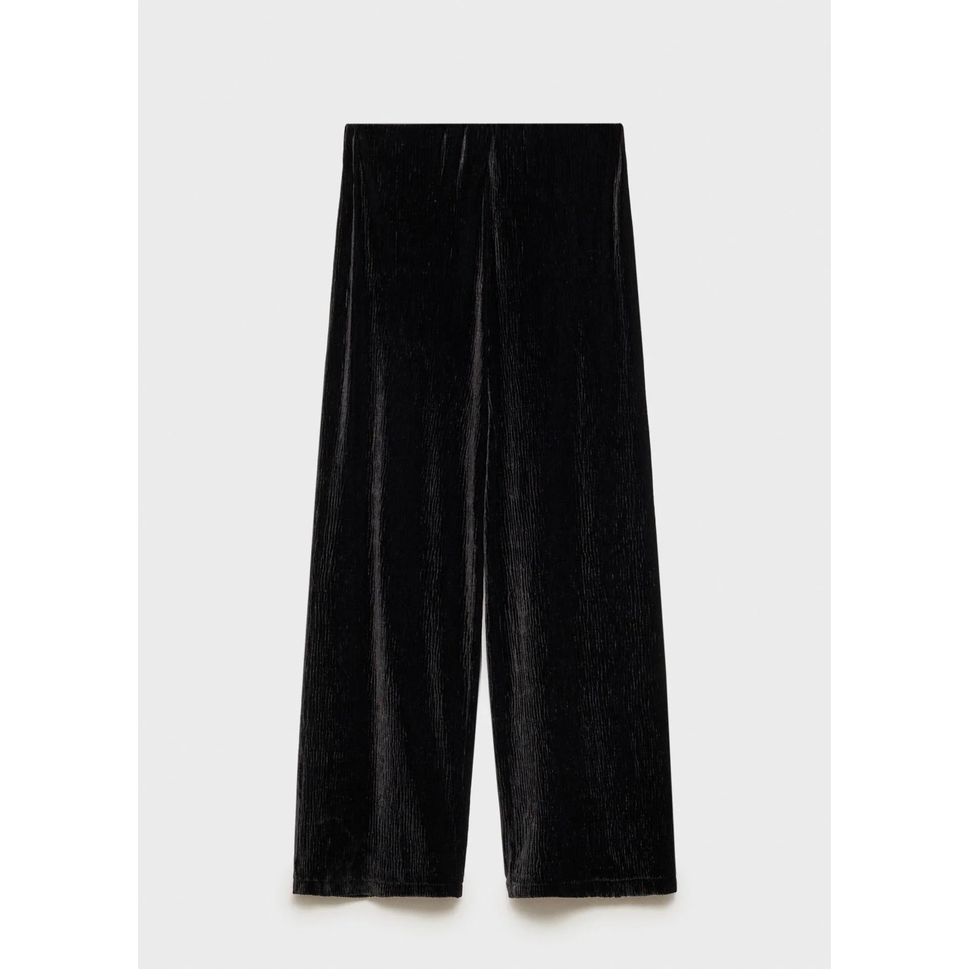 Pantalon Droit En Velours - Black - Image 2