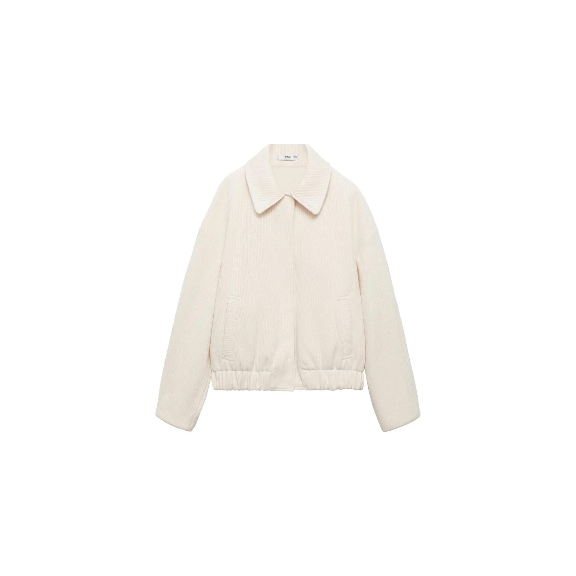 Veste Maille Poches - Off White - Image 3