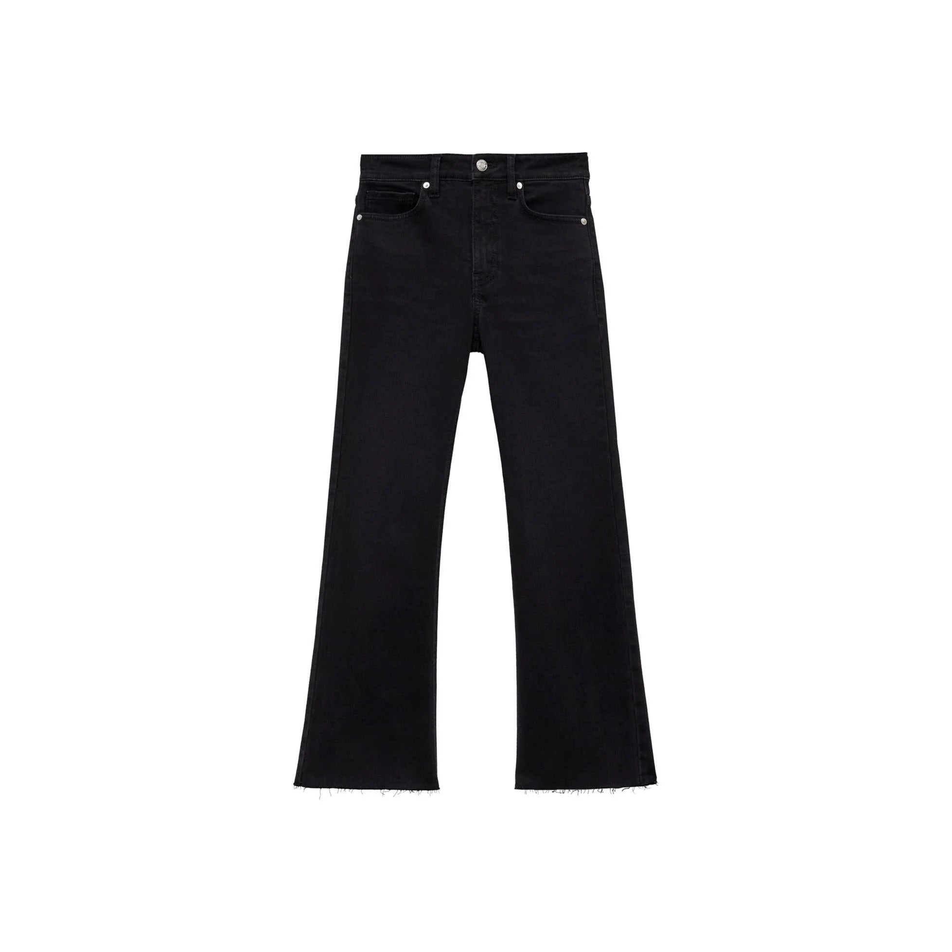 Jean Sienna Flare Crop - Black Denim - Image 3