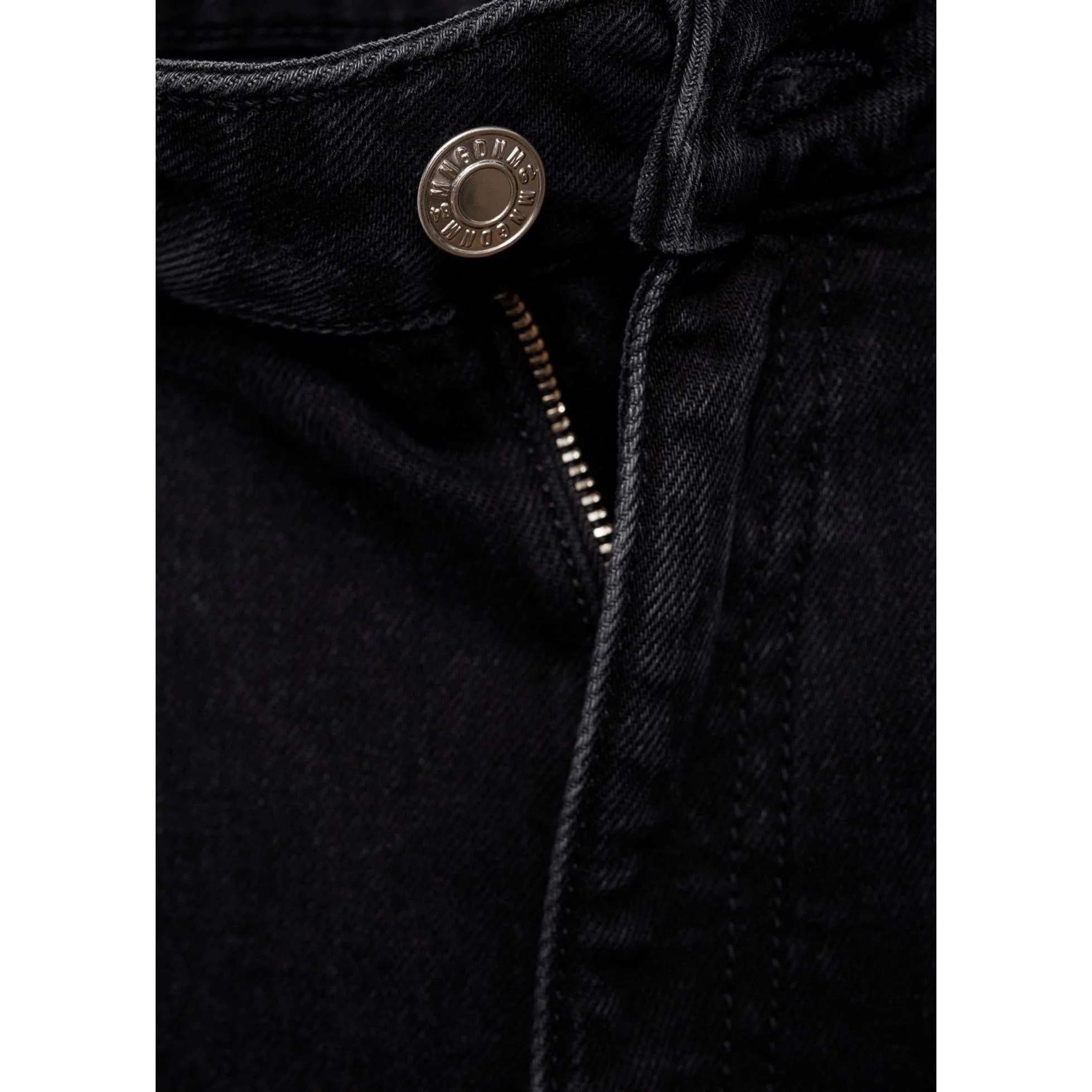 Jeans Flare Taille Normale - Black Denim - Image 9