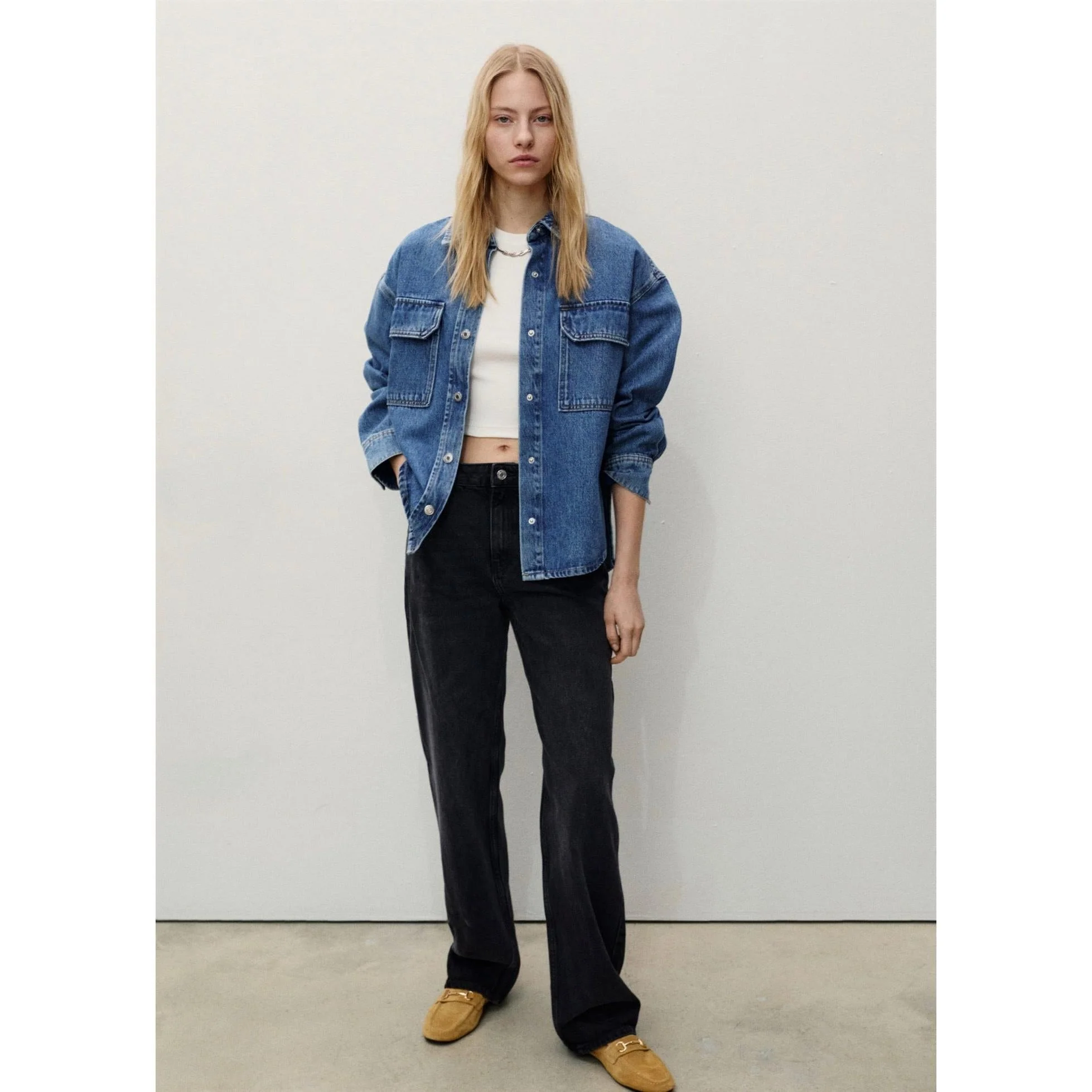 Jean Miami Droit Taille Normale - Black Denim - Image 10