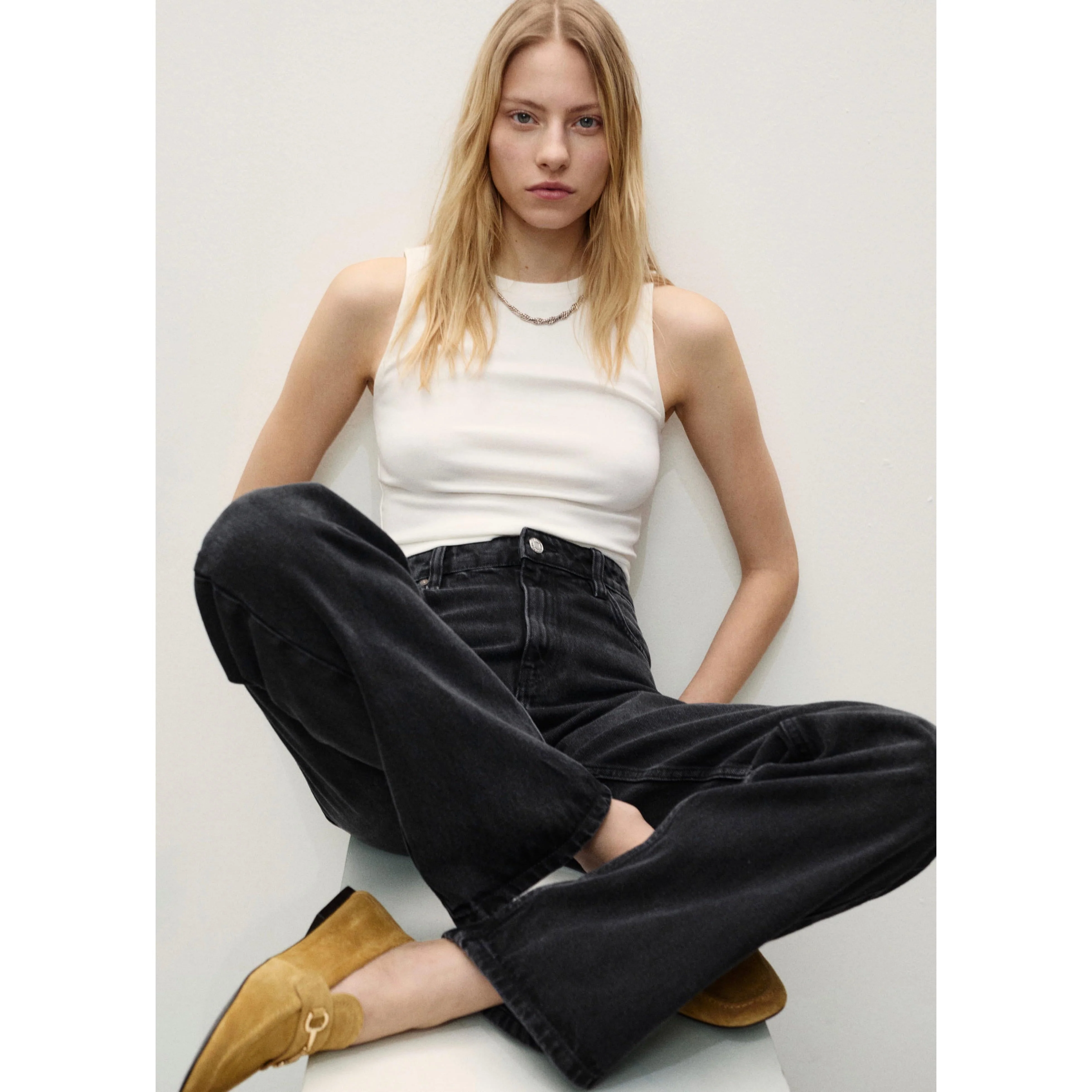 Jean Miami Droit Taille Normale - Black Denim - Image 4