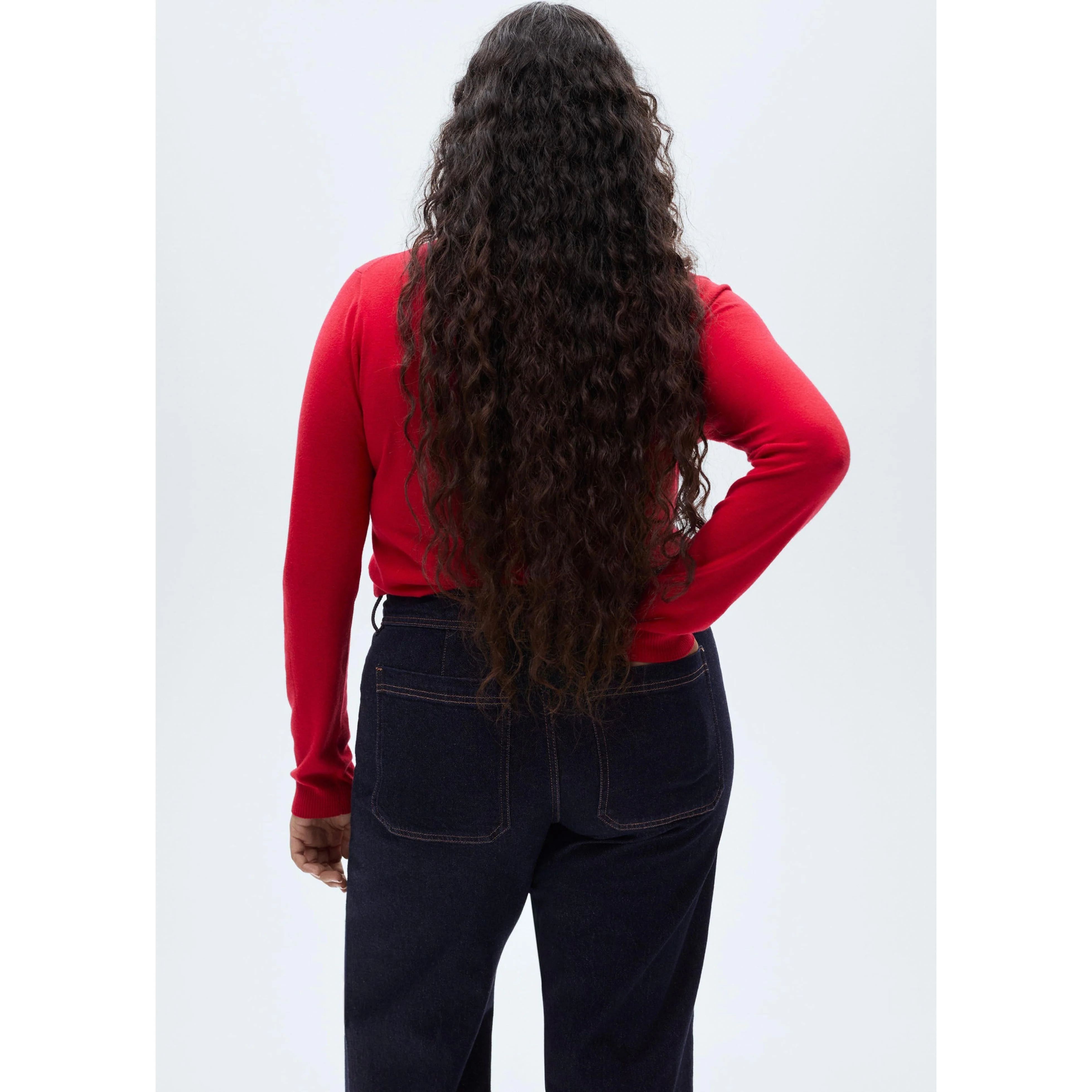 Jean Catherin Style Jupe-Culotte Rinse Wash - Open Blue - Image 7