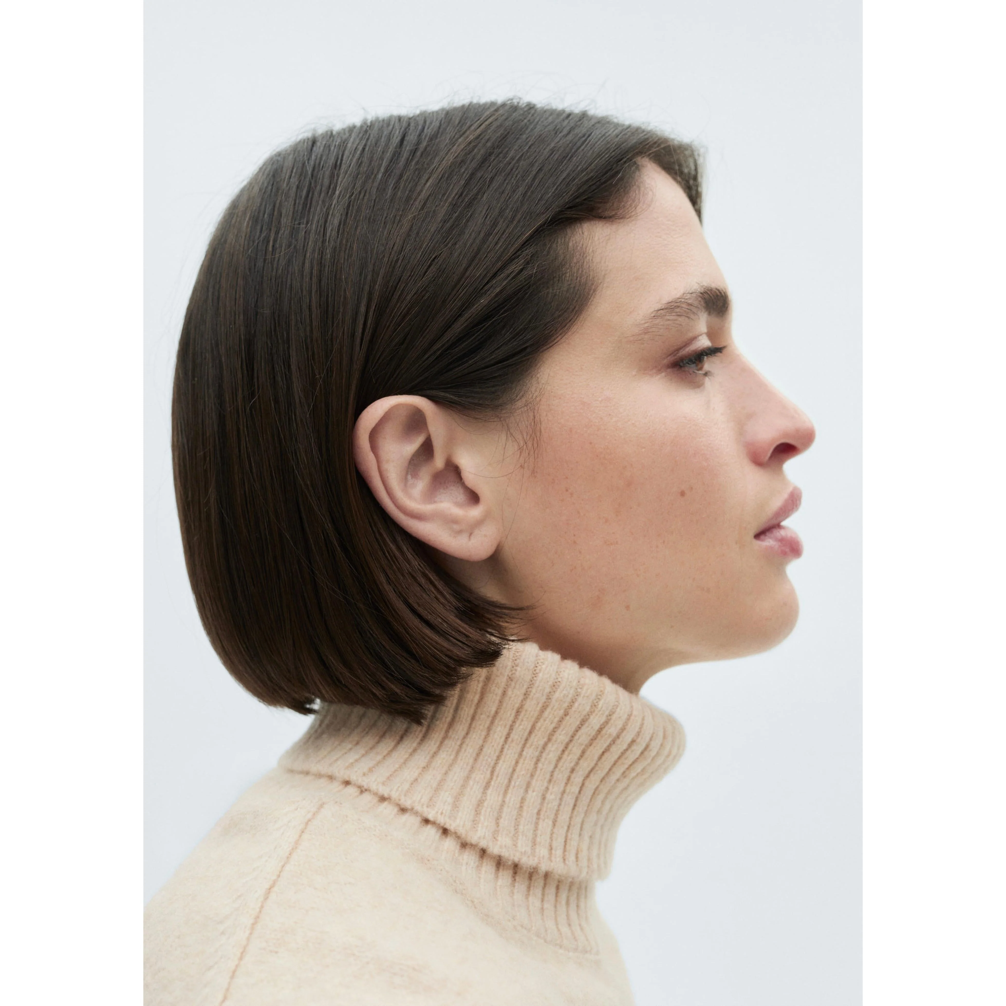 Pull-Over À Col Roulé - Ecru - Image 6