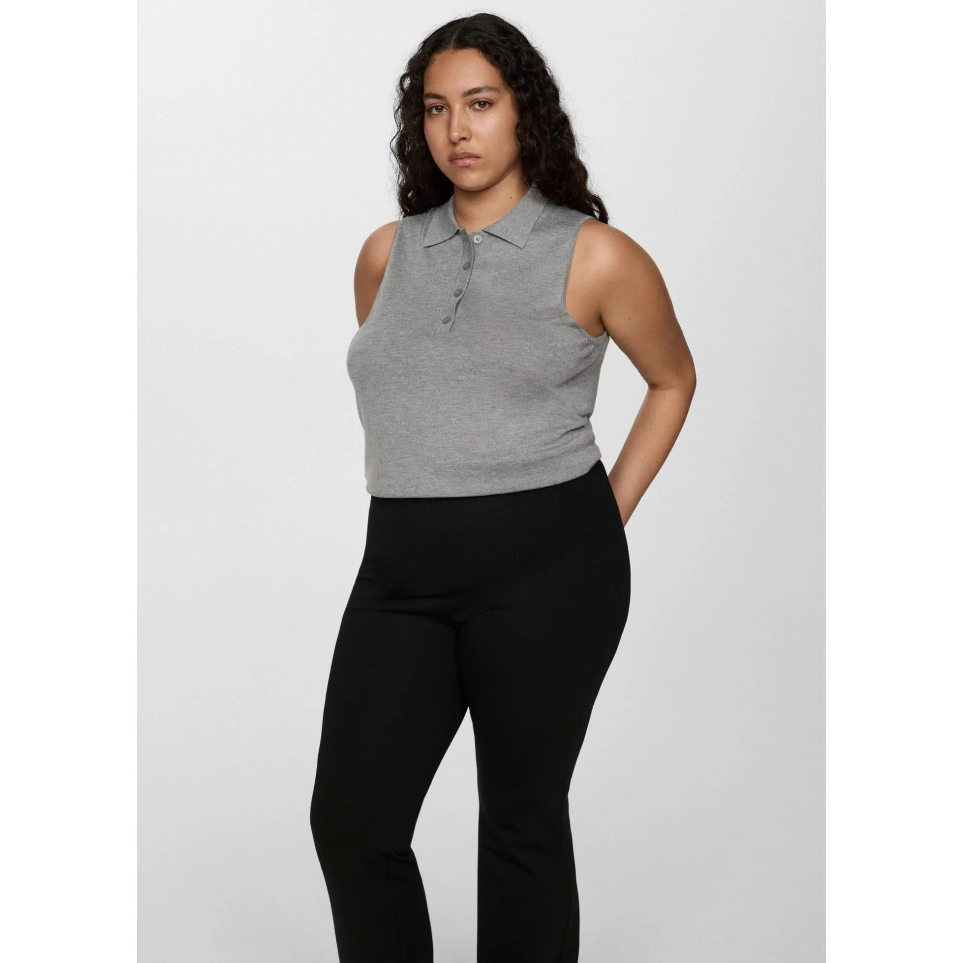 Legging Évasé - Black - Image 6