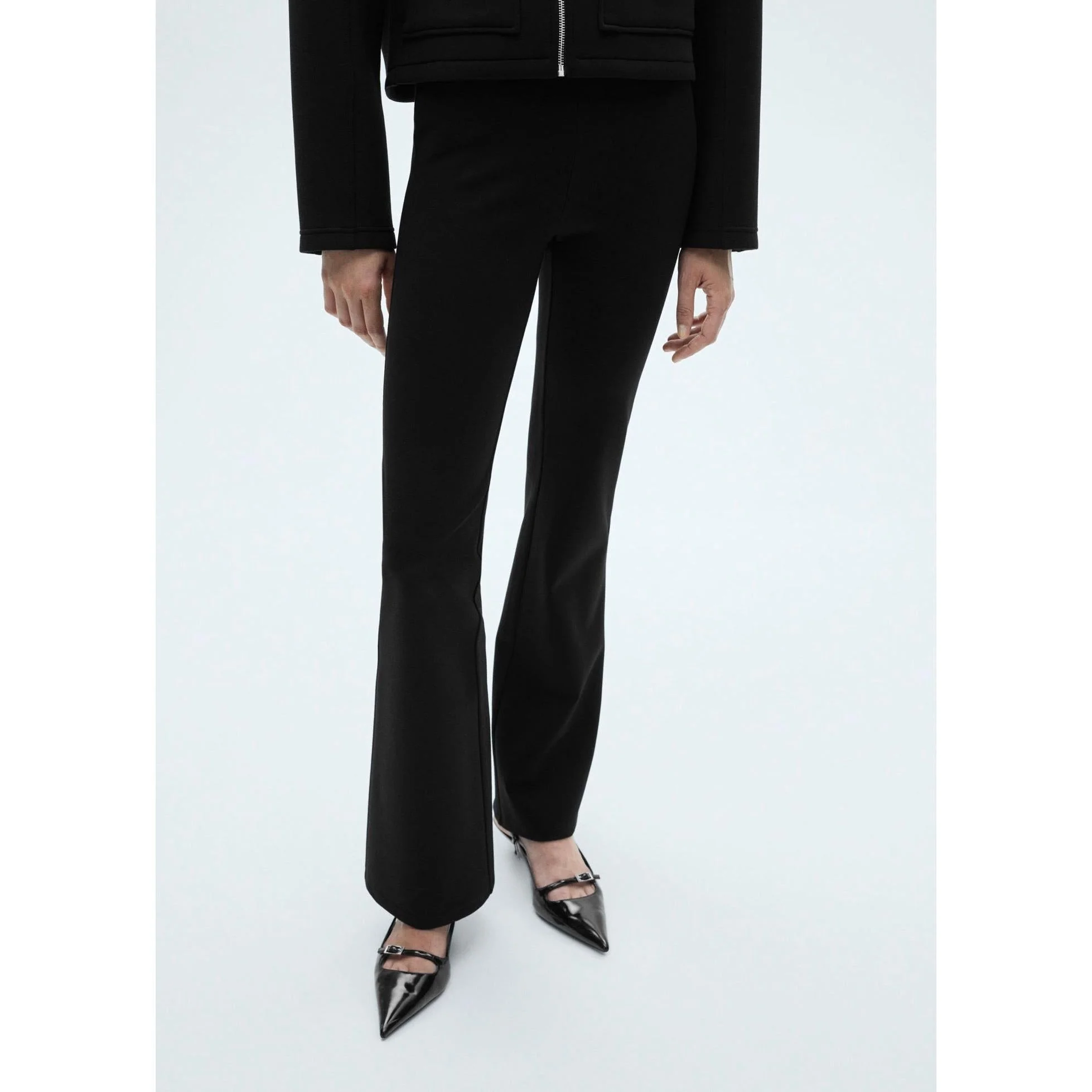 Legging Évasé - Black - Image 7