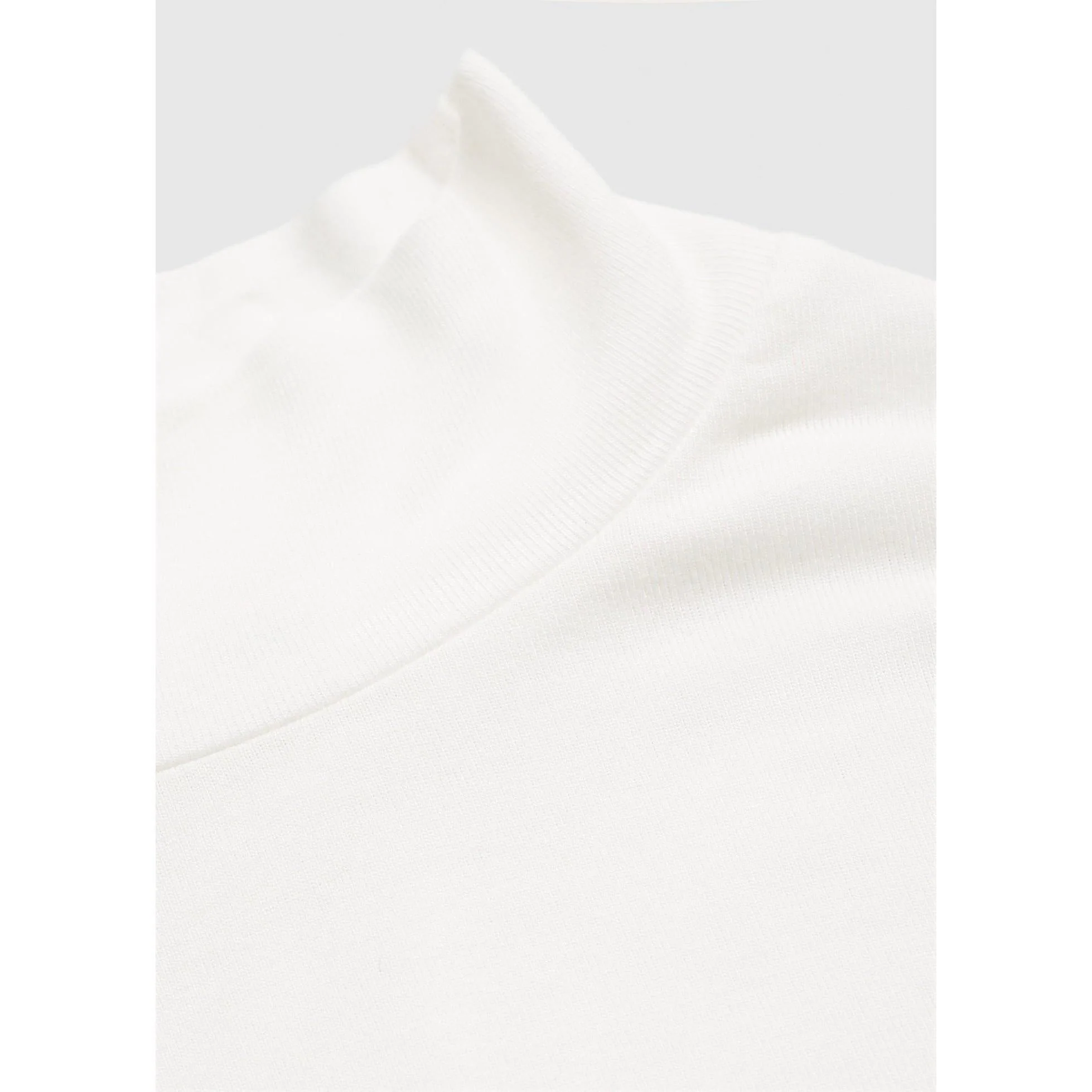 T-Shirt À Col Montant - White - Image 5
