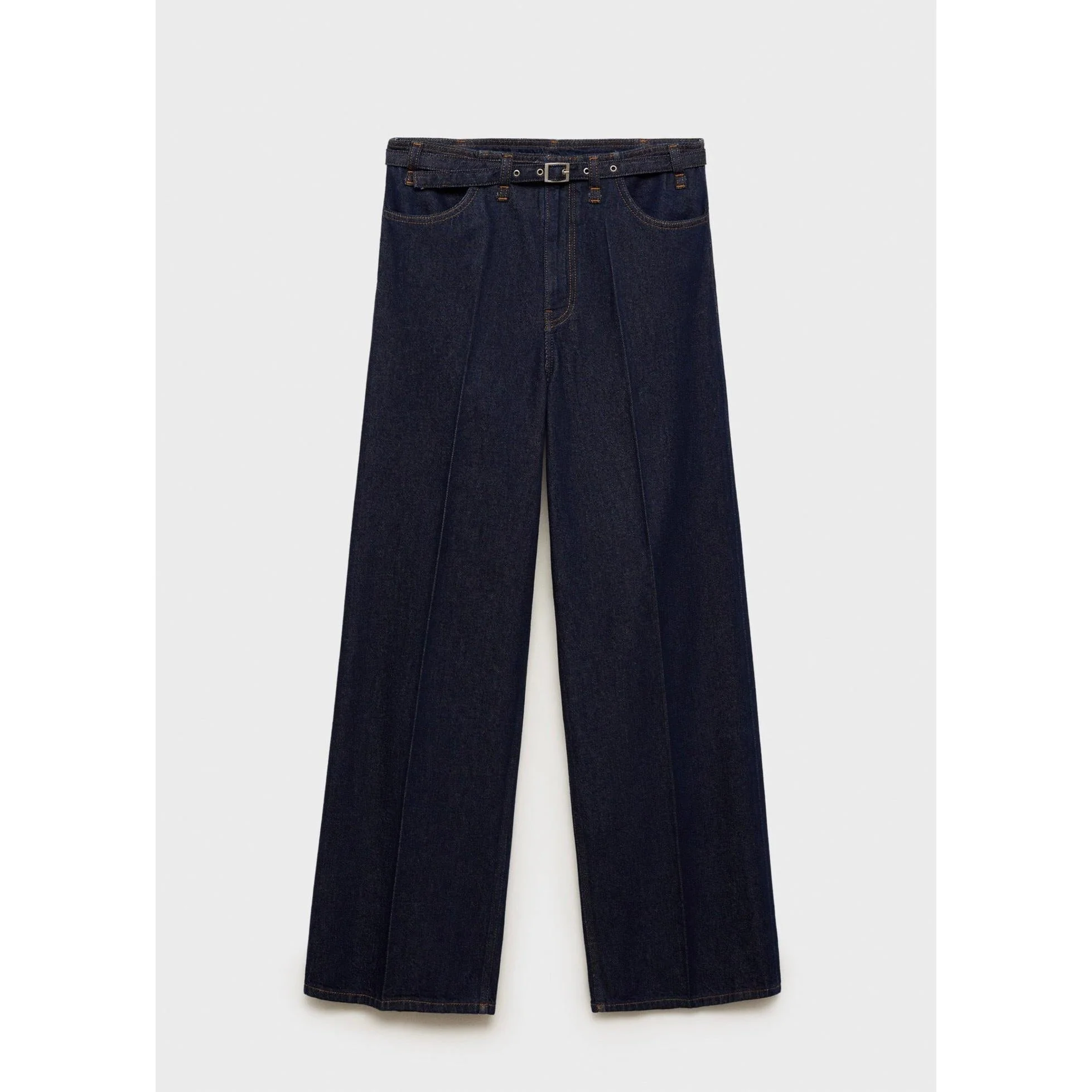Jean Wideleg Rinse Wash Ceinture - Open Blue - Image 2