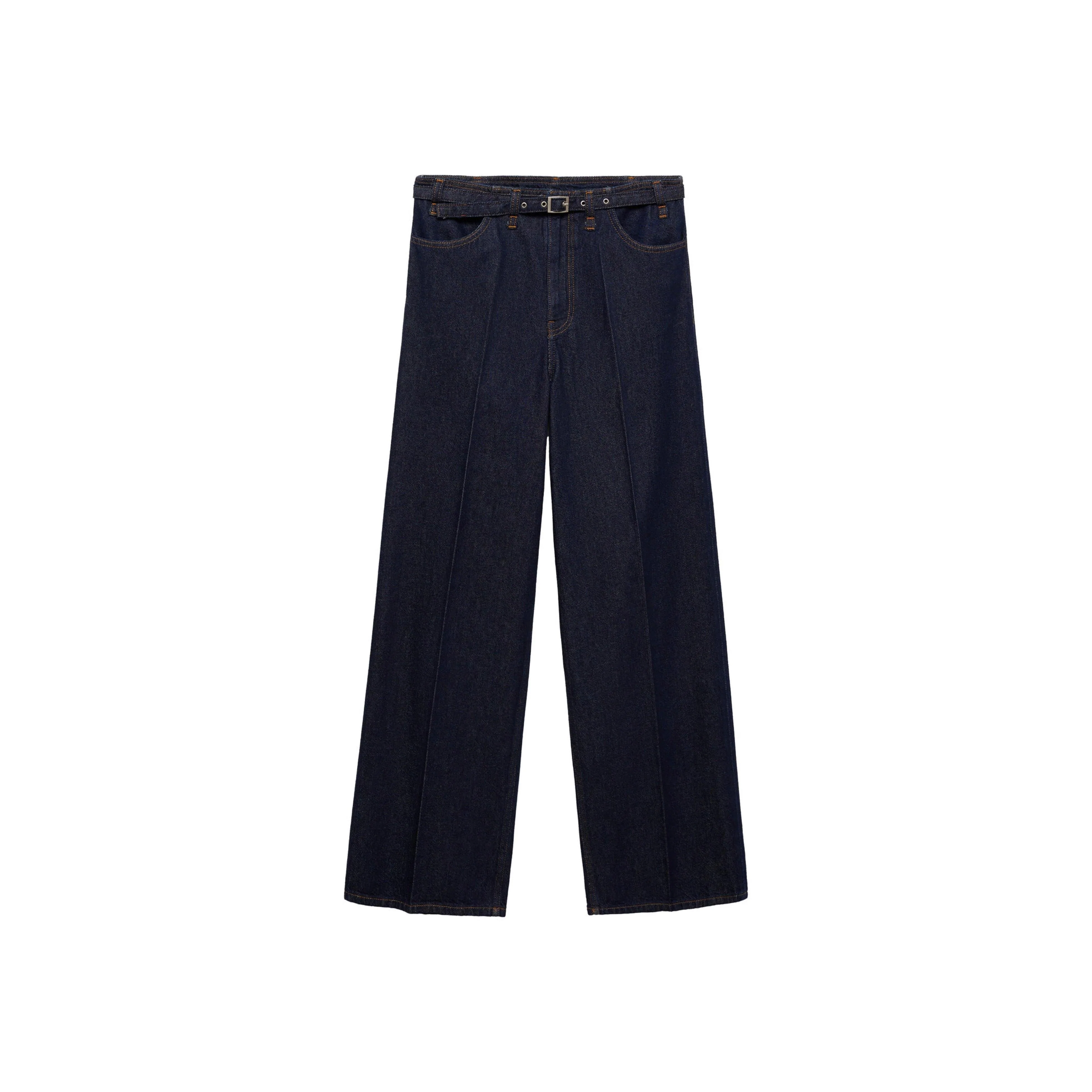 Jean Wideleg Rinse Wash Ceinture - Open Blue - Image 3