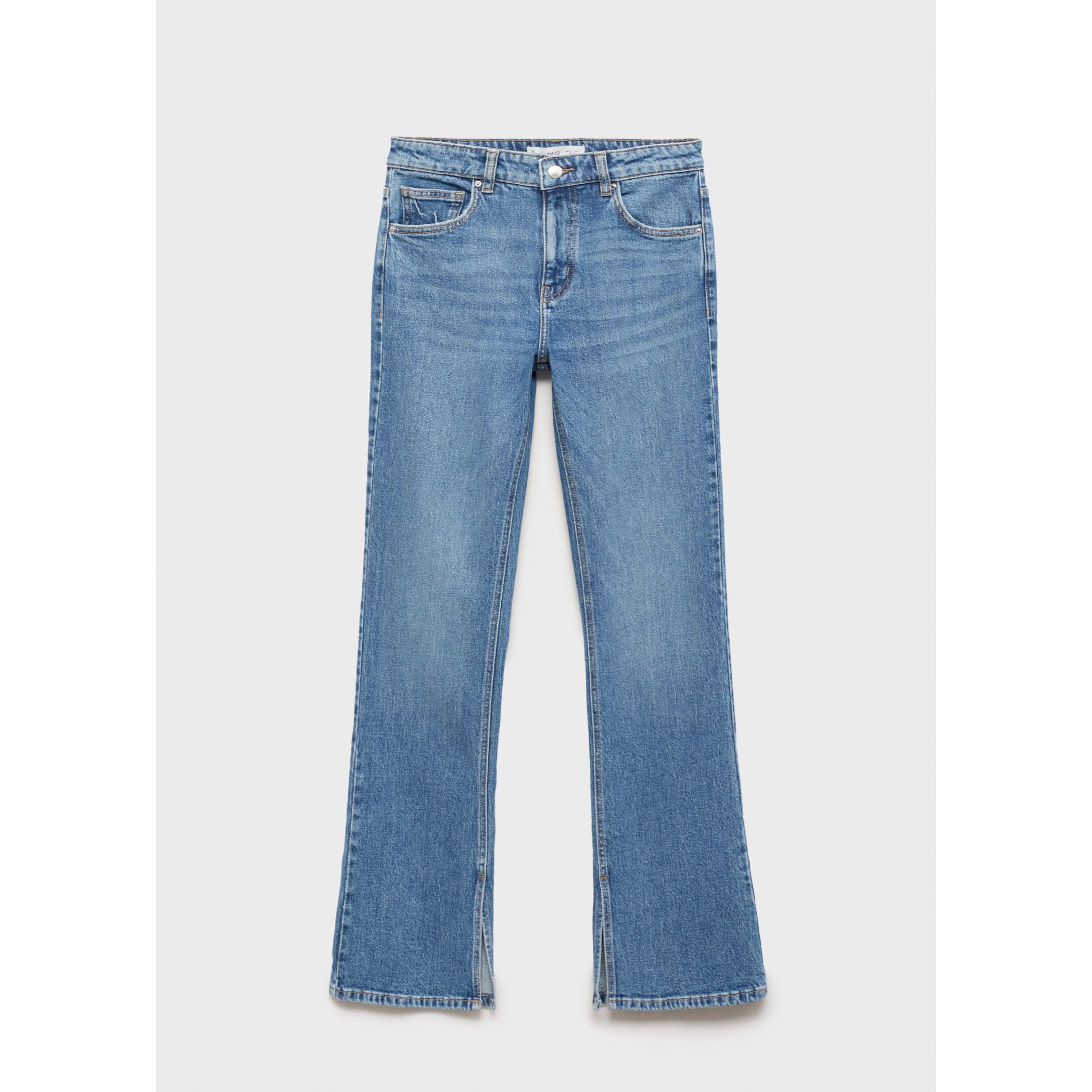 Jean Droit Taille Normale Ouvertures - Medium Blue - Image 2