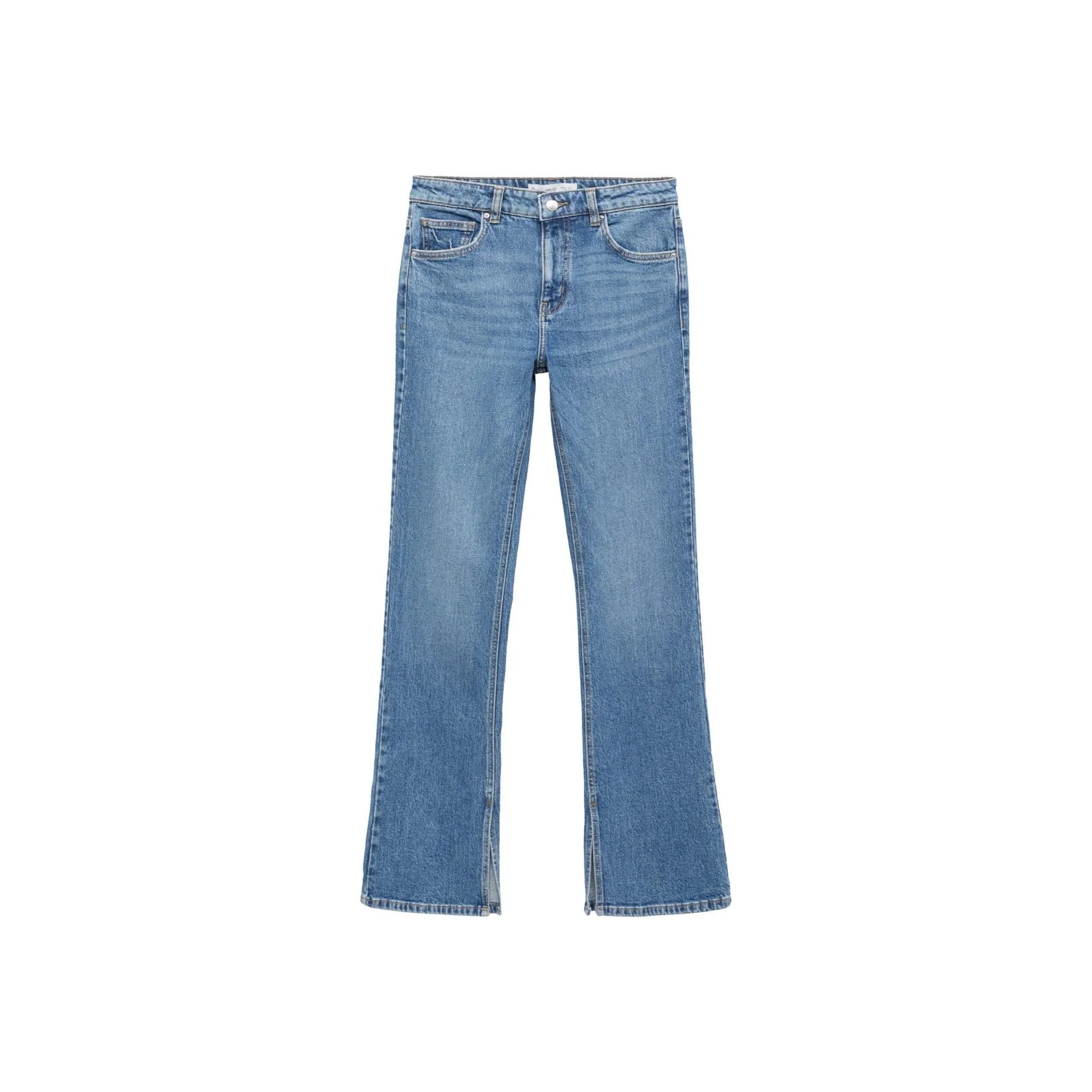 Jean Droit Taille Normale Ouvertures - Medium Blue - Image 3
