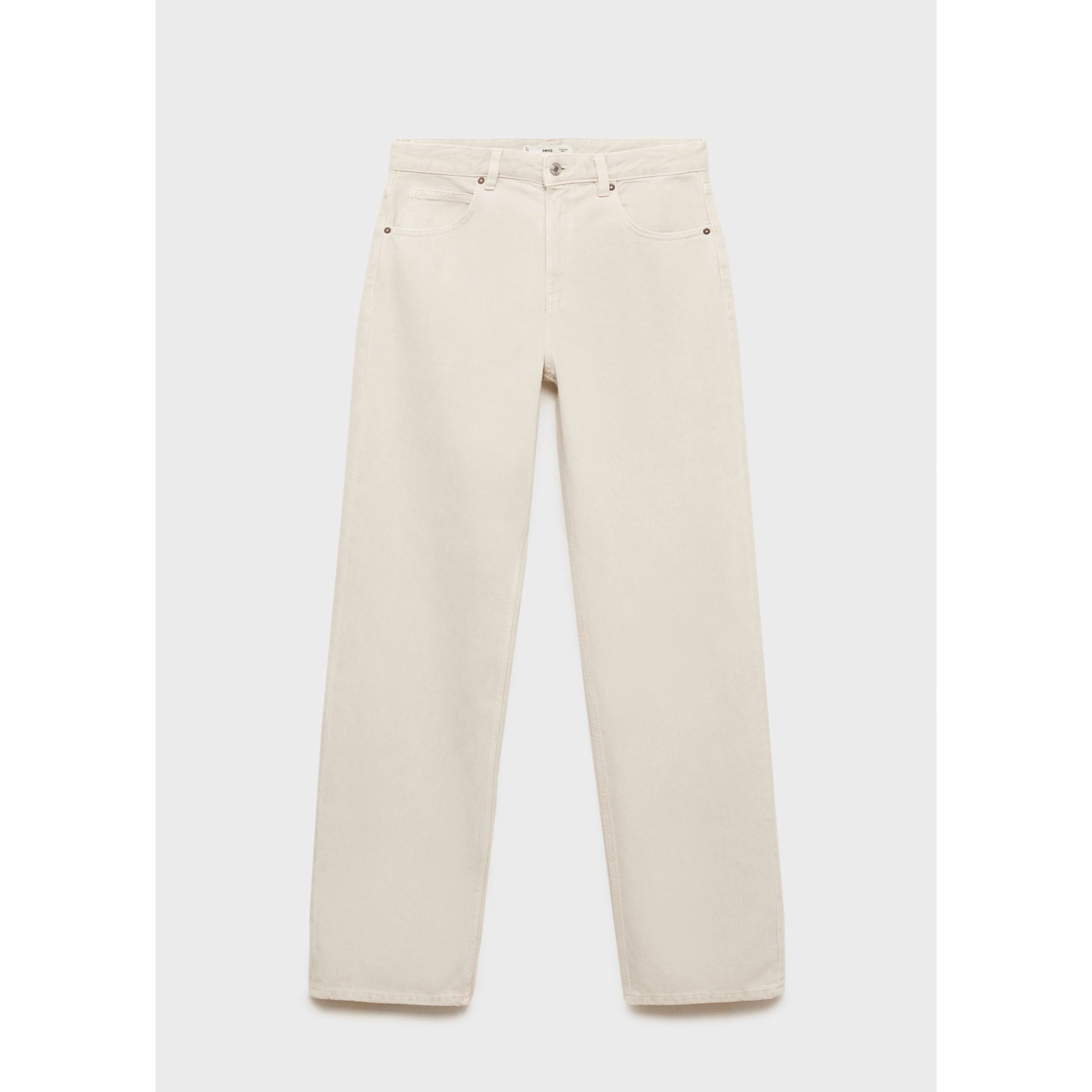 Jean Miami Droit Taille Normale - Light/Pastel Grey - Image 2