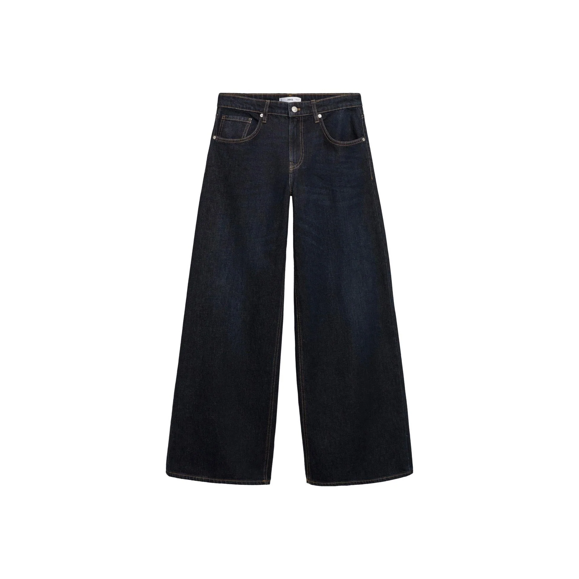 Jean Wideleg Taille Basse Rinse Wash - Open Blue - Image 3