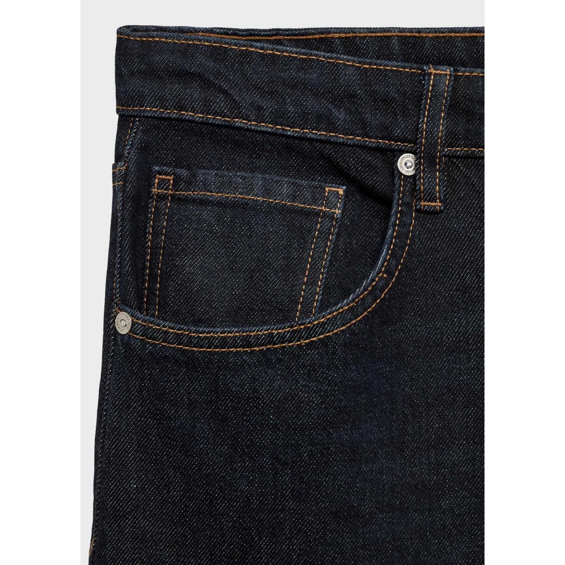 Jean Wideleg Taille Basse Rinse Wash - Open Blue - Image 7