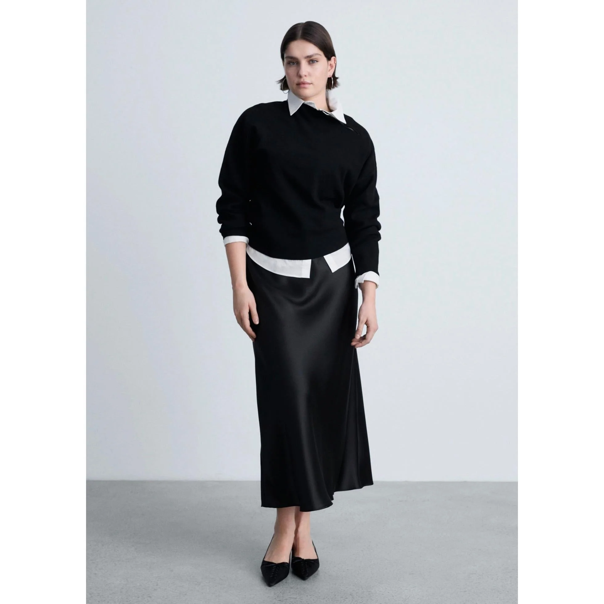 Pull-Over Col Montant Zip - Black - Image 5