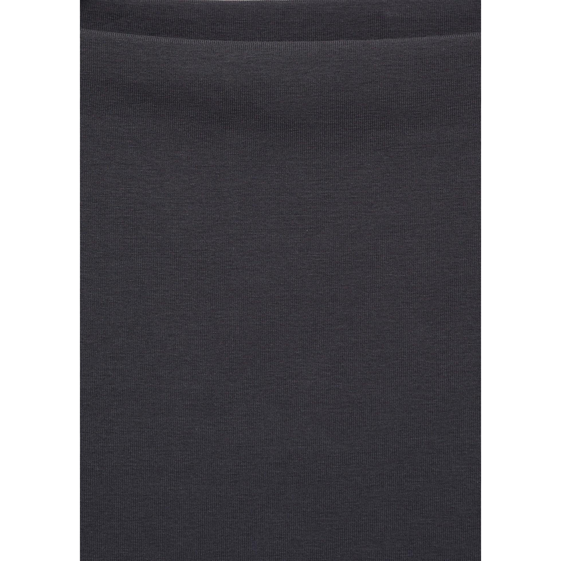 T-Shirt Col Bateau Coton - Charcoal - Image 6