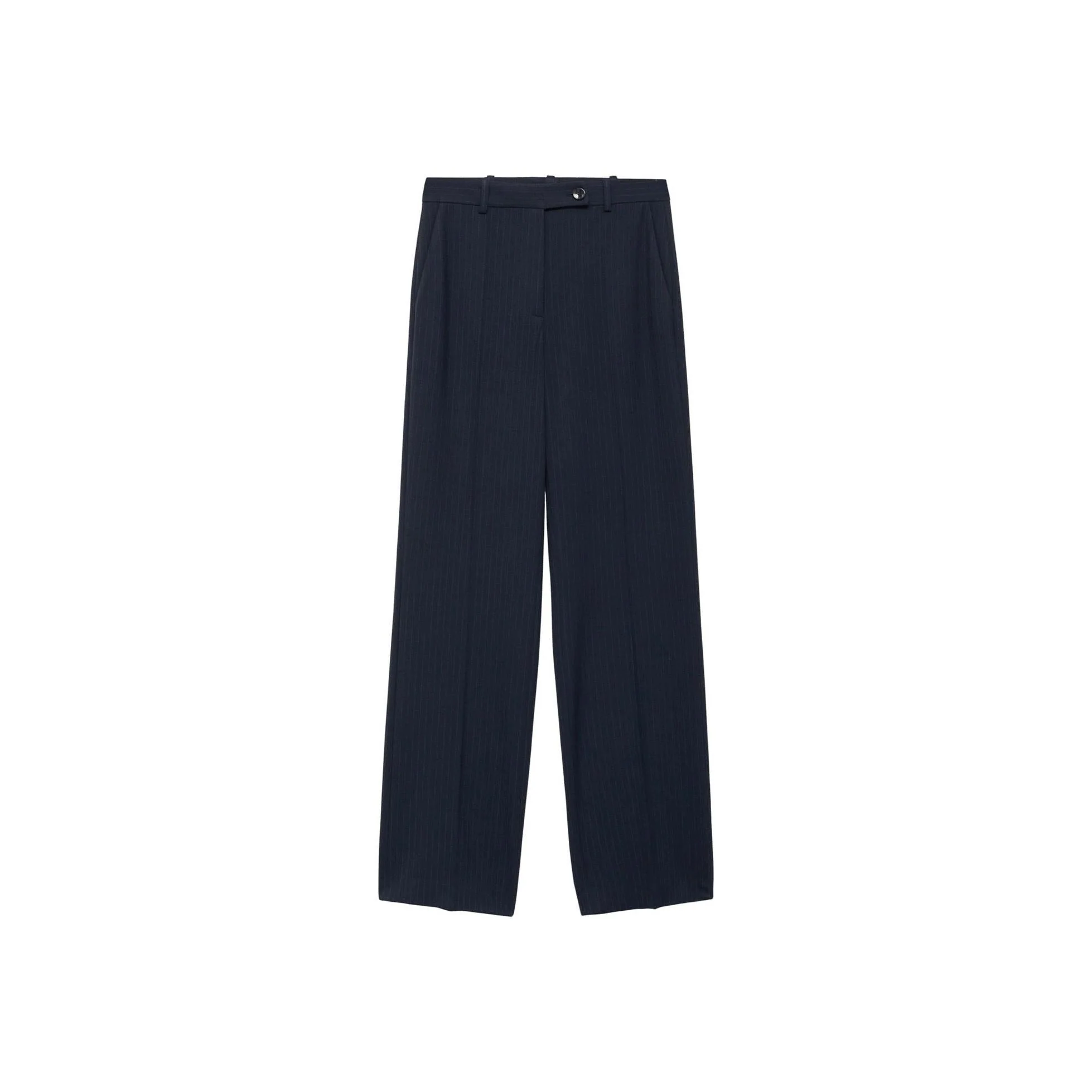Pantalon De Costume Fines Rayures - Dark Navy - Image 3
