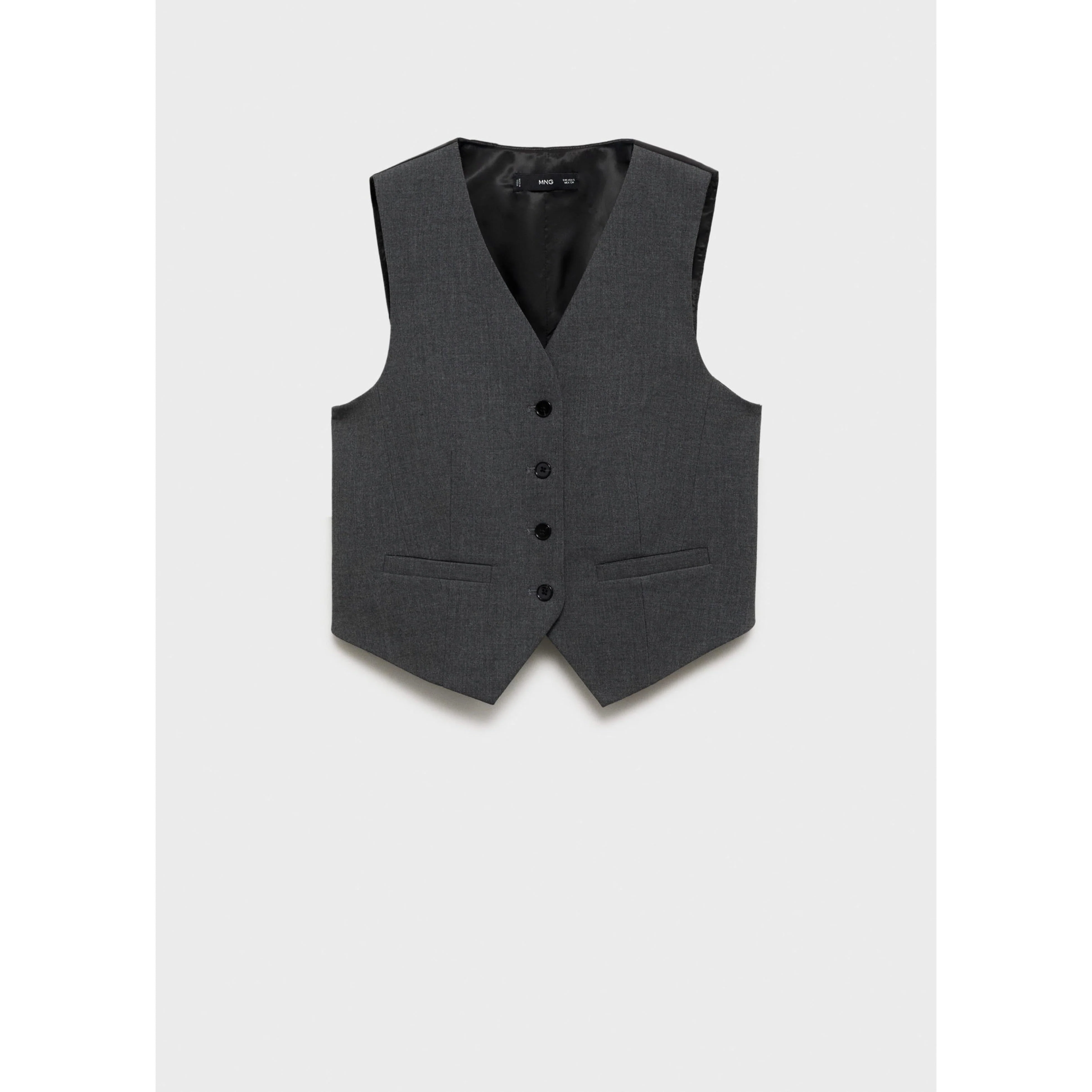 Gilet Costume Ceinture Réglable - Grey - Image 2