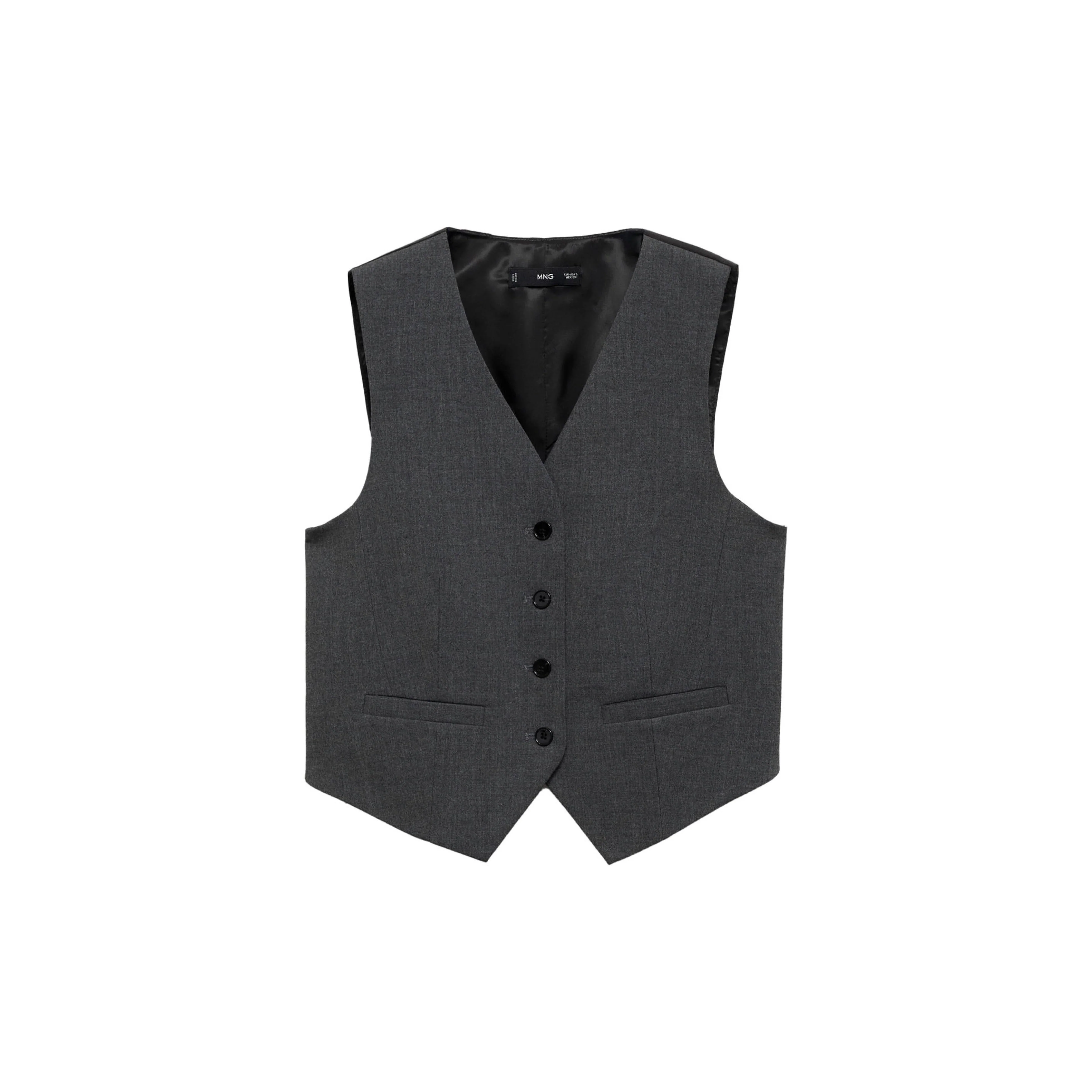Gilet Costume Ceinture Réglable - Grey - Image 3