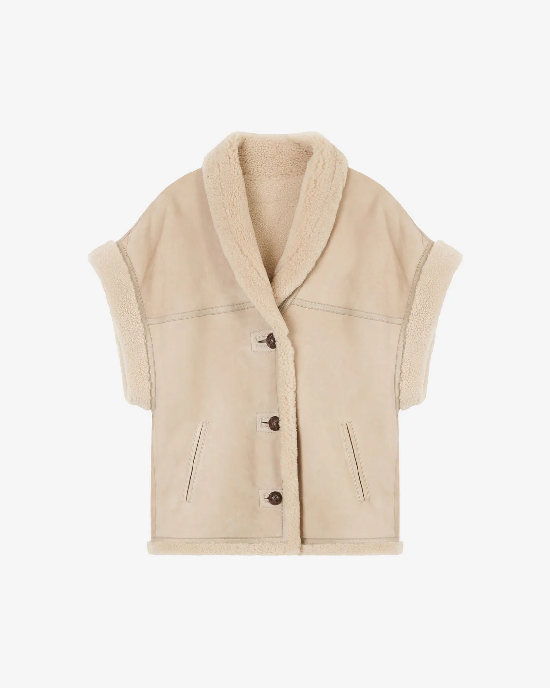 Manteau Adelia - Beige - Image 4